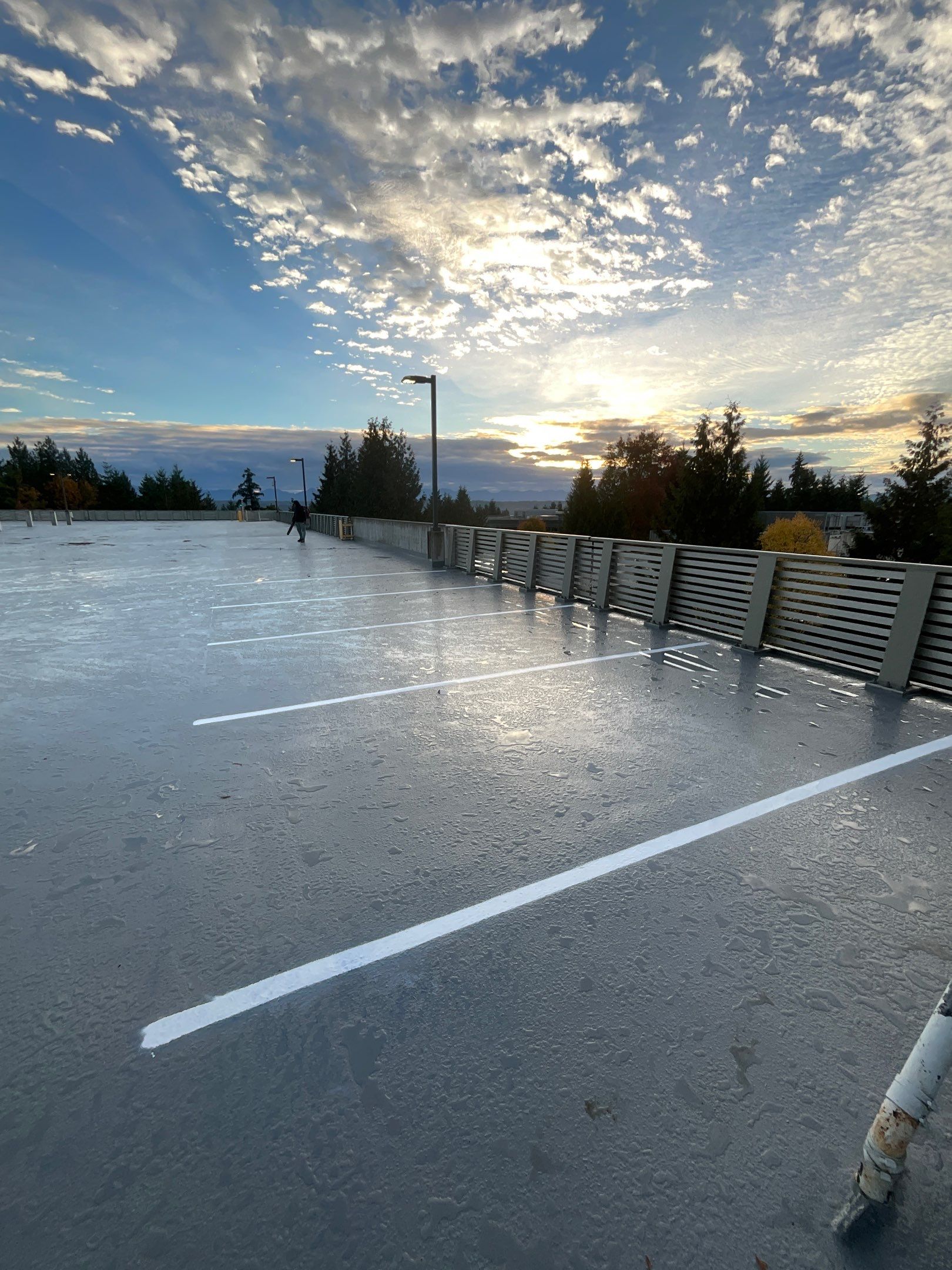 Corti Construction | Striping for Concrete Parking Lot by Jireh Asphalt & Concrete Inc 