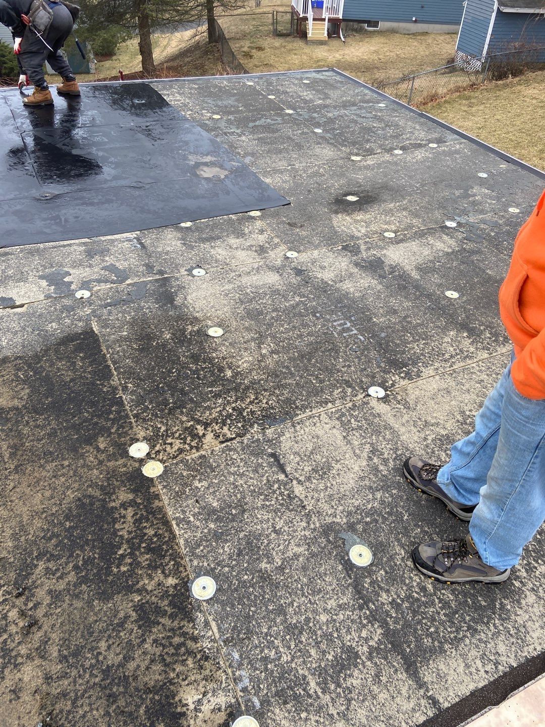 Residential Roofing Repair using EPDM/Rubber by Sensible Home Solutions