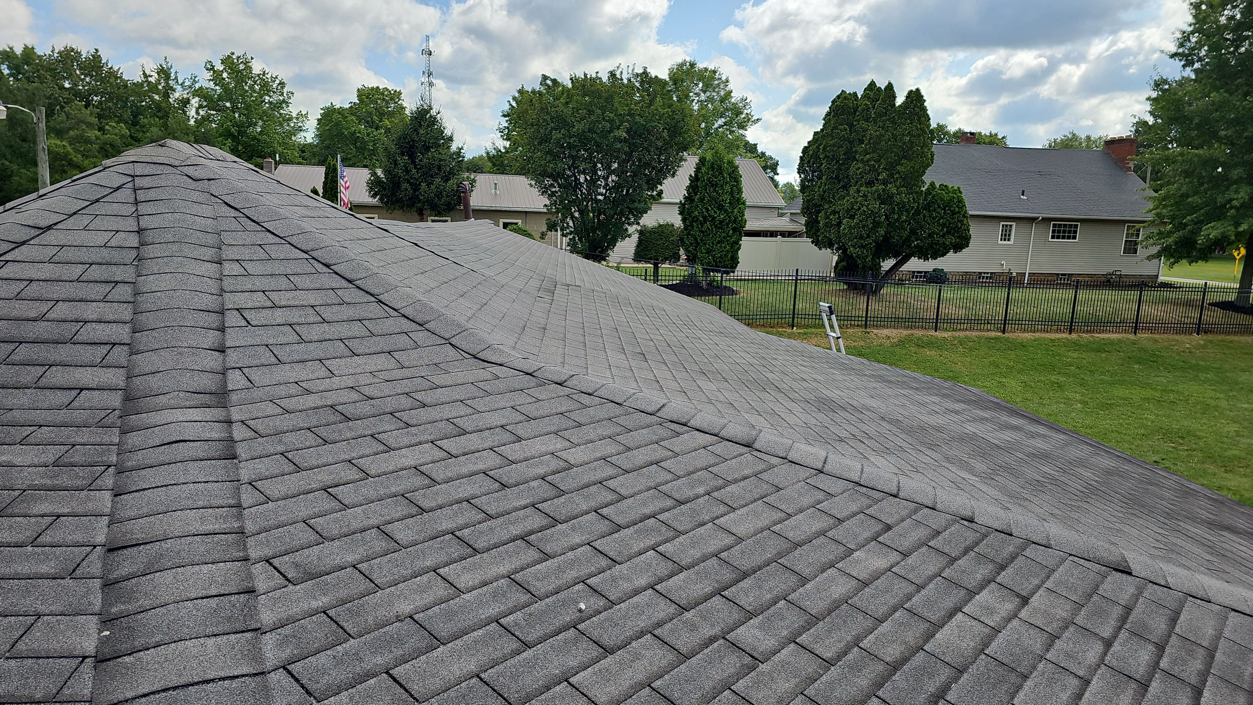 Atlas Pinnacle, Color, Oyster Shell, Drip Edge, Color, White by Eagle Eye Roofing