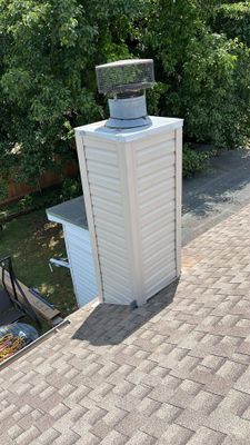 chimney siding replacement in Edmond