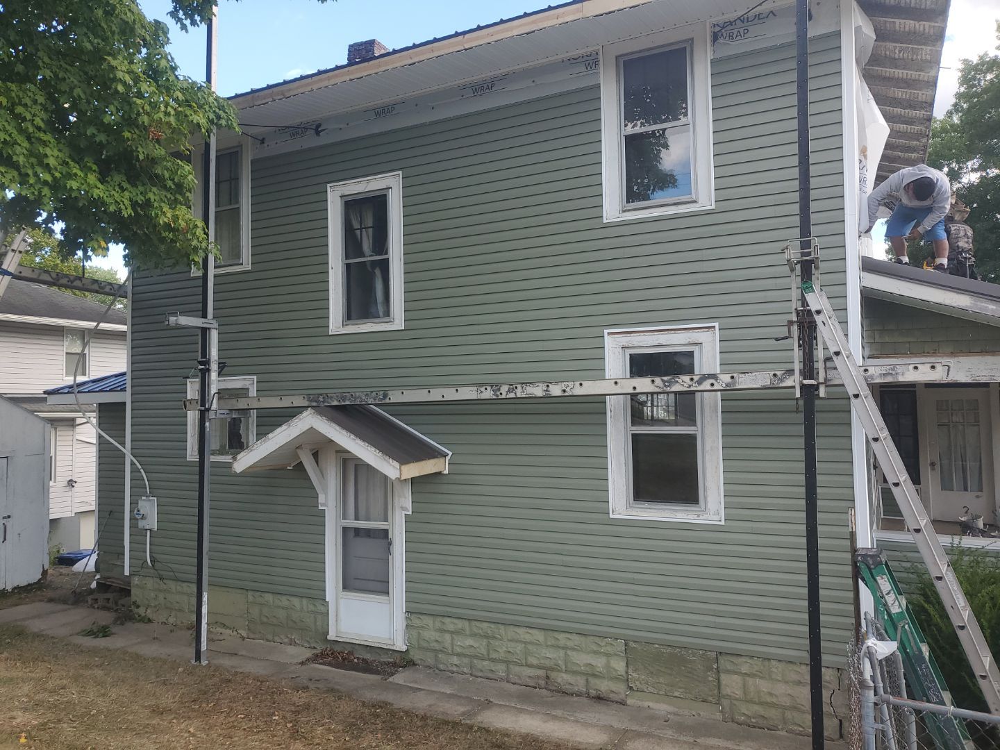 Roof Replacement using Metal by Rainstoppers Roofing