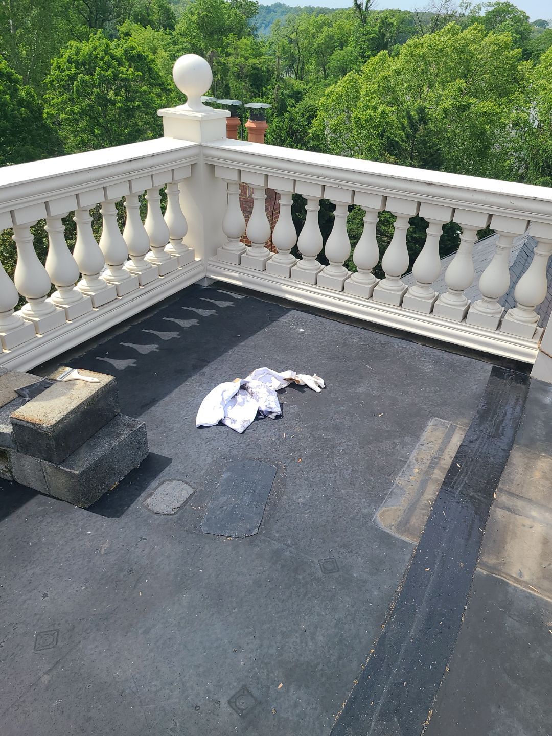 Lorton: EPDM Flat Roof with Partial Slate Replacement by RM Banning, Inc.