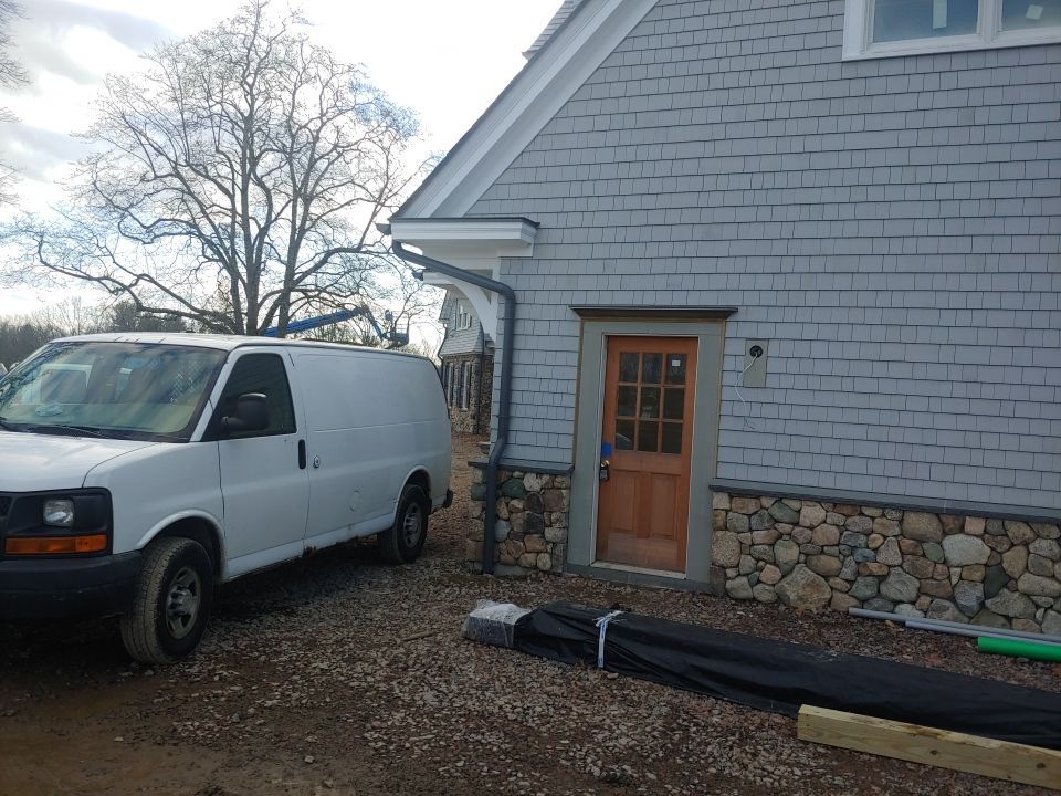 Gutter Installation using Half Round Aluminum Gutter in Natick, MA by Gutter Pro Enterprises