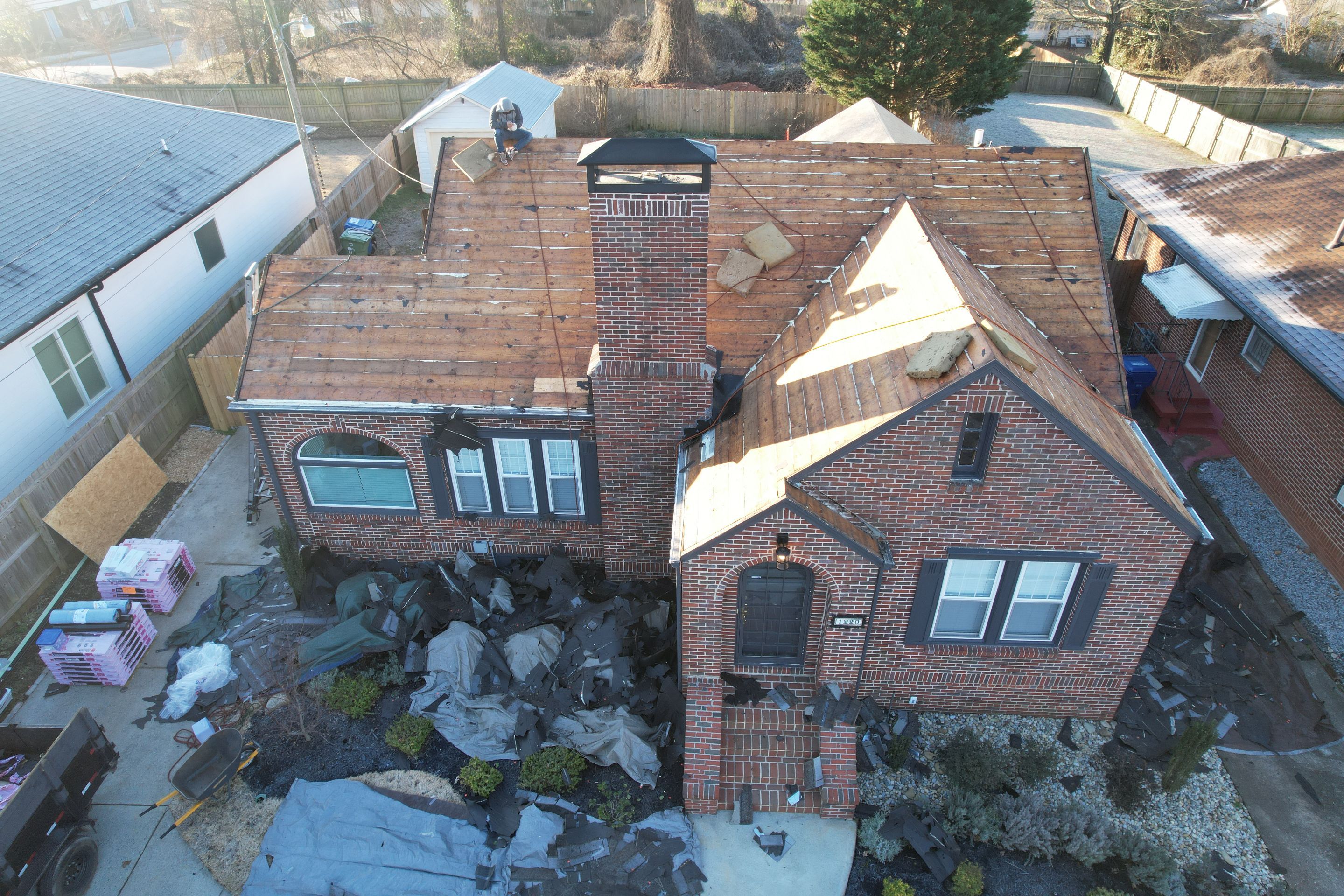 Residential Roofing Installation using Owens Corning by Inspector Roofing and Restoration