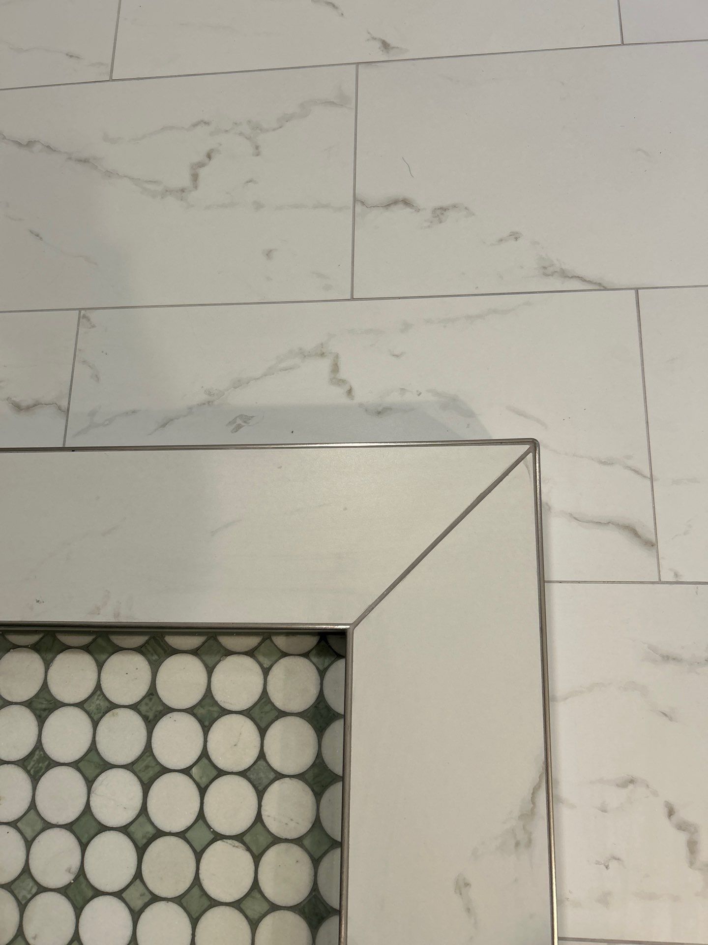 Spa like bathroom by Footprints Bath and Tile of East Atlanta