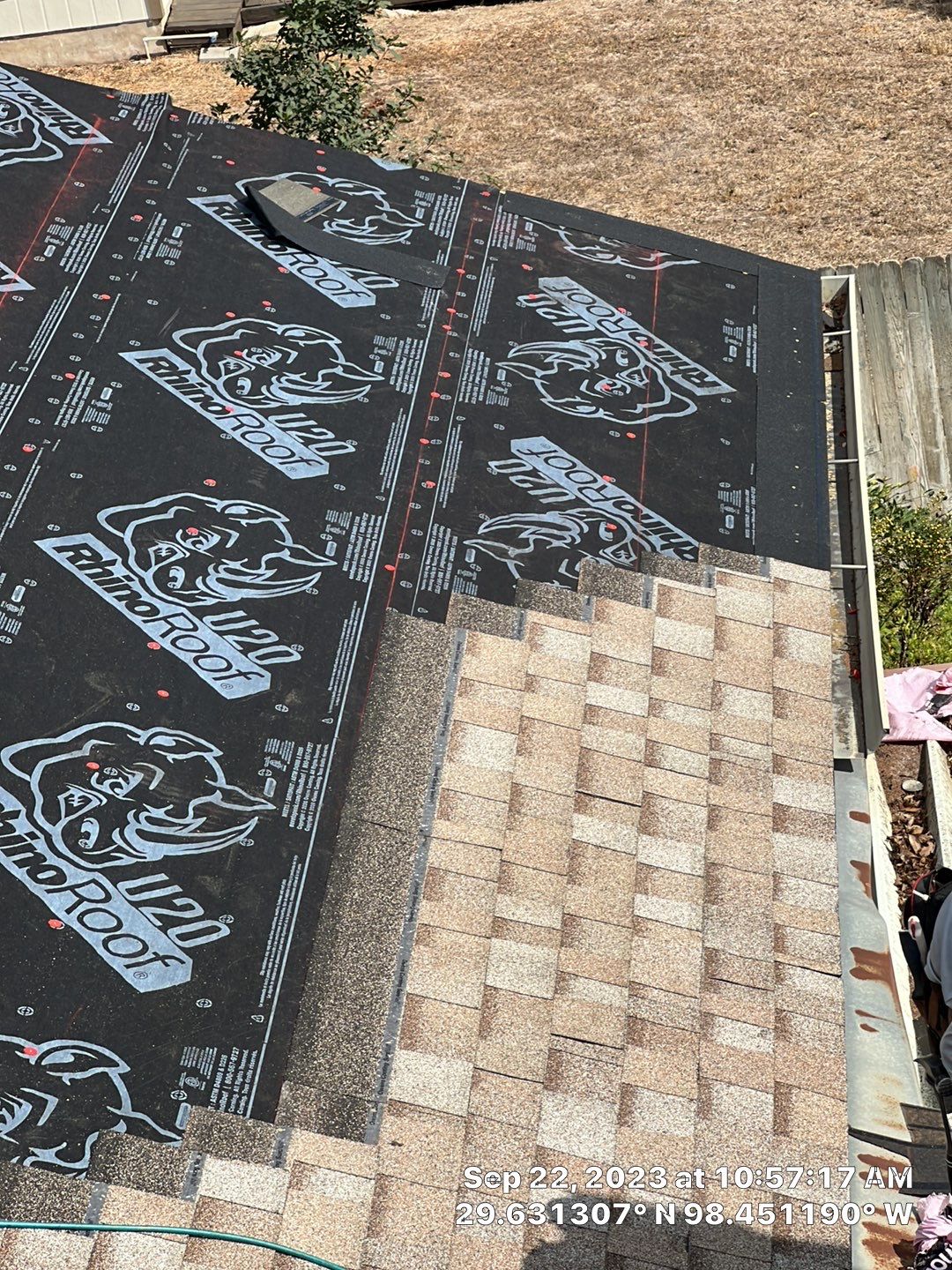 Residential Roof Replacement using Owens Corning 30 year Architectural Shingles by Premier Roofing and Contracting