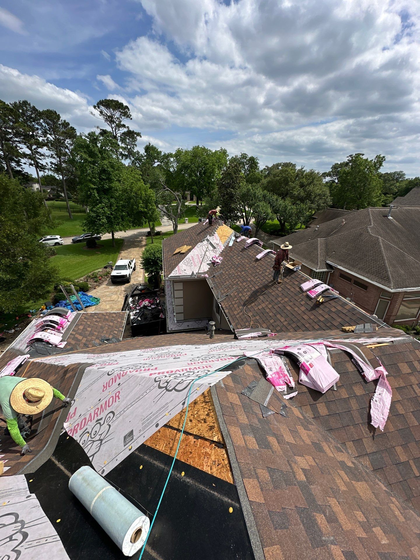 Project in Montgomery by Motion Roofing