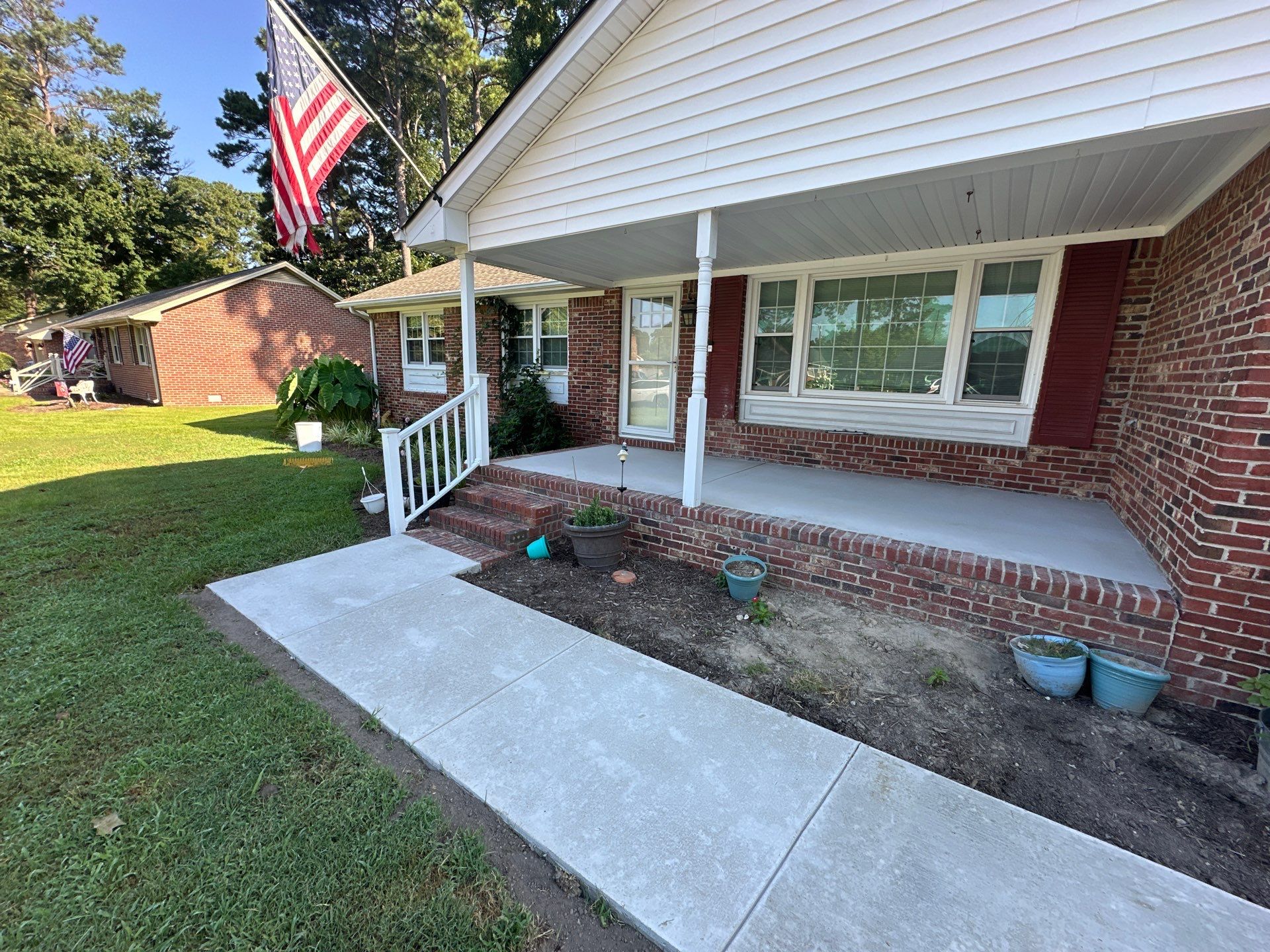 Project in Virginia Beach by Sam The Concrete Man Virginia Beach