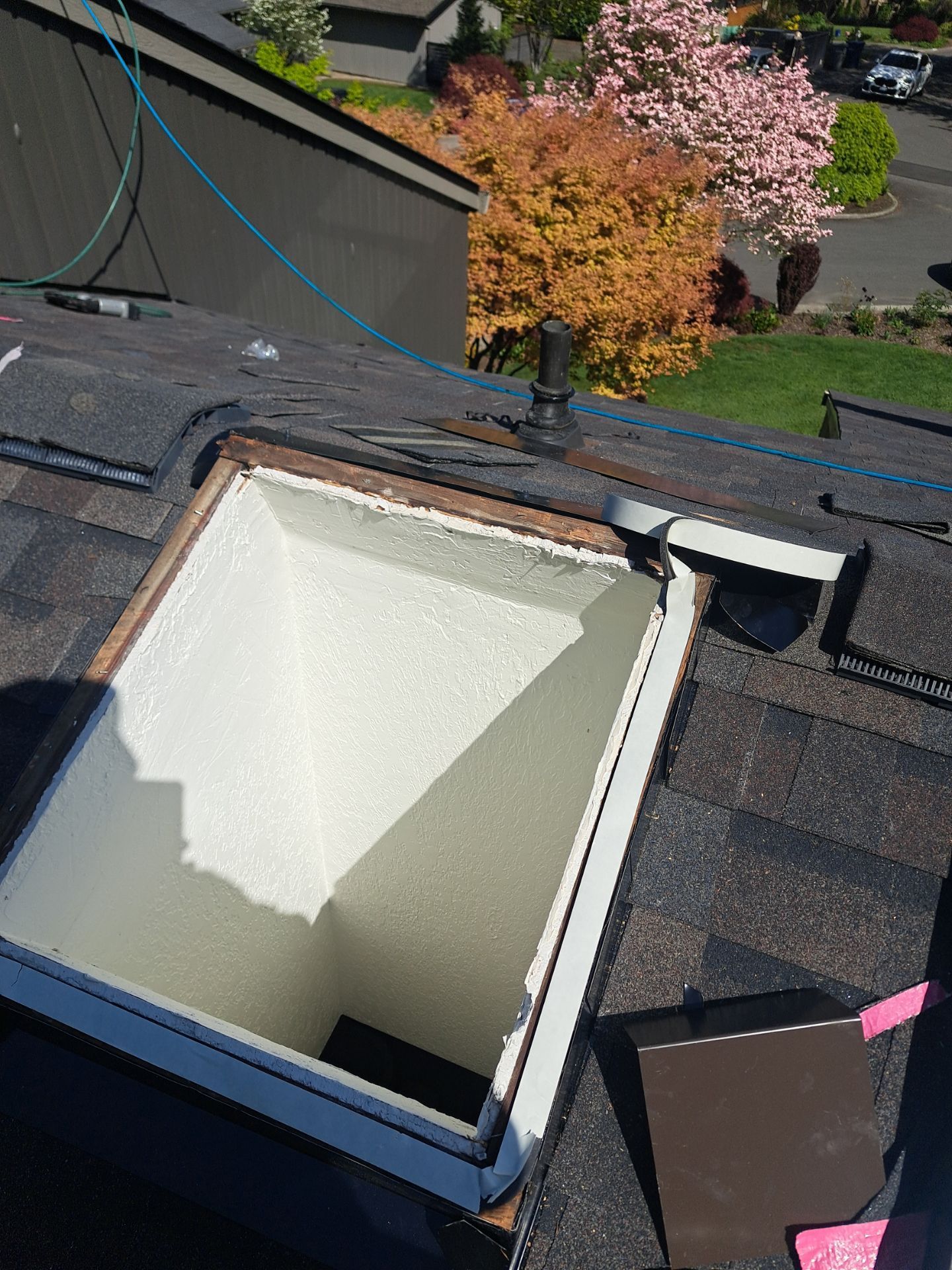 Bad EuroShield Install to Shingles in Issaquah by Roof Smart