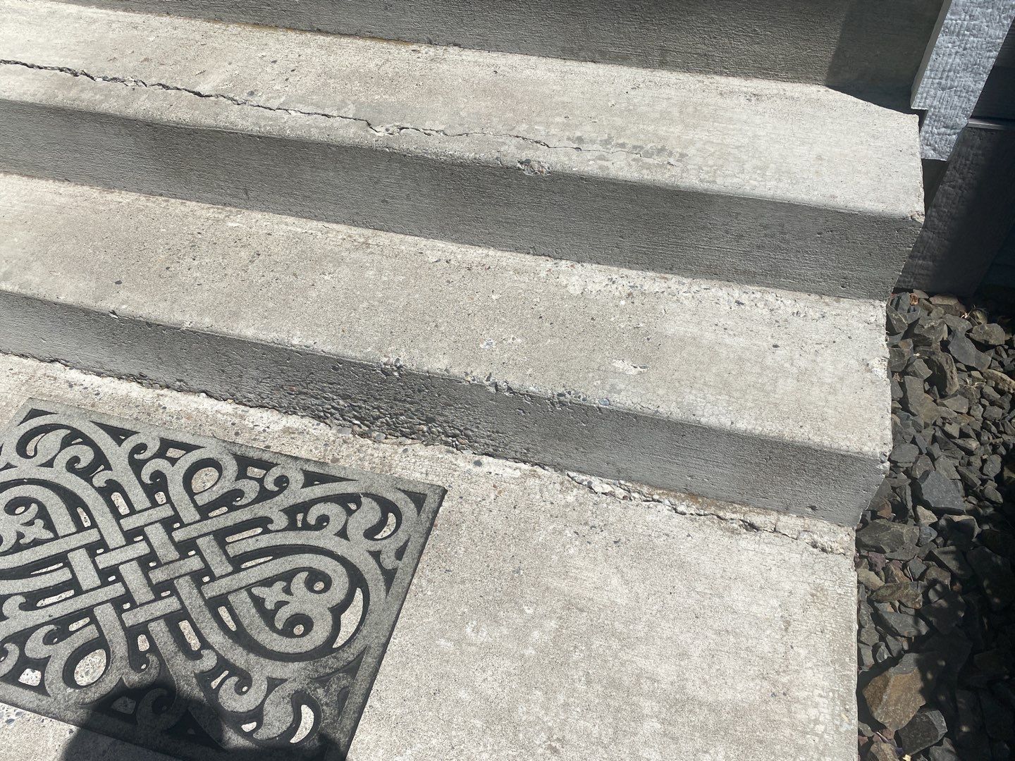 Pool Deck Transformation using Slate Stone by Croc Coatings, LLC