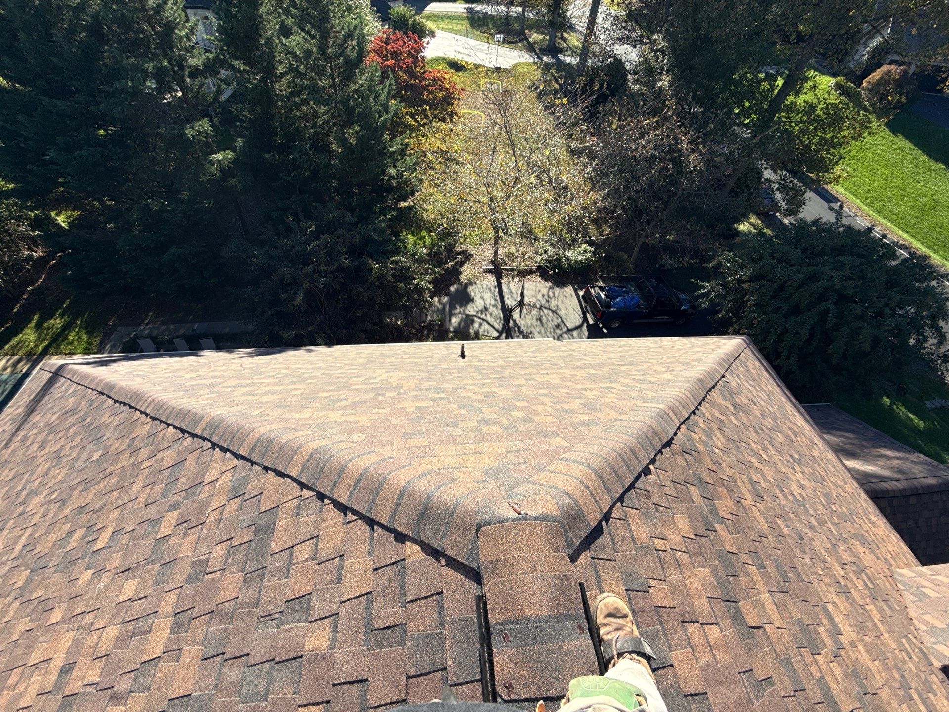 Great Falls : Residential Roof Replacement with CertainTeed Landmark Pro in Max Def Burnt Sienna  by RM Banning, Inc.