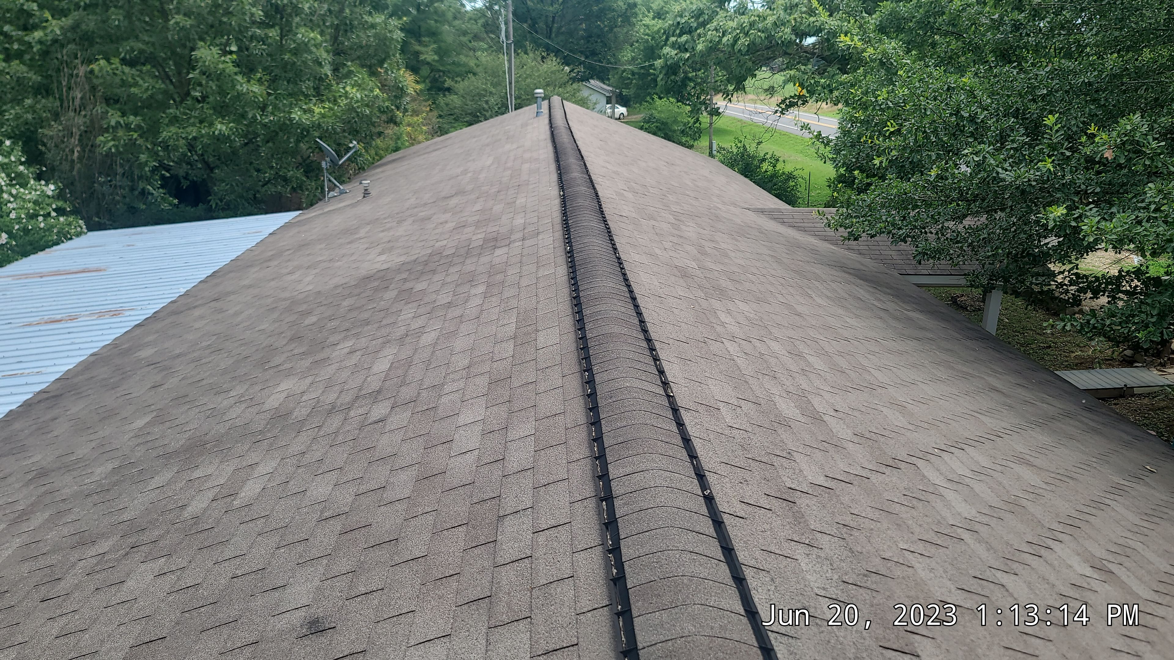 Residential Metal Roof Replacement using Reed's Metals by Hostetler Roofing