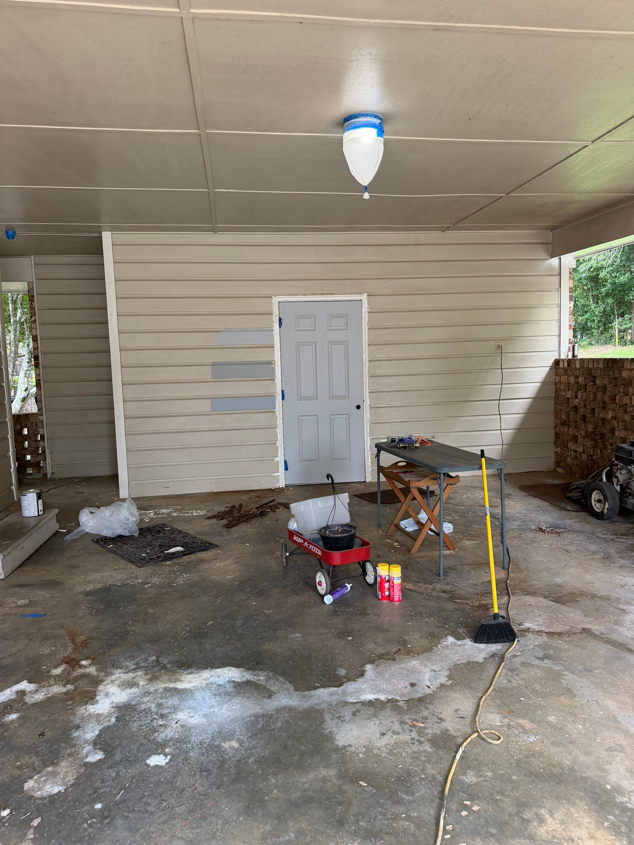 Wood Rot Replacement and Exterior Painting in Covington by PGP Surface Solutions, LLC