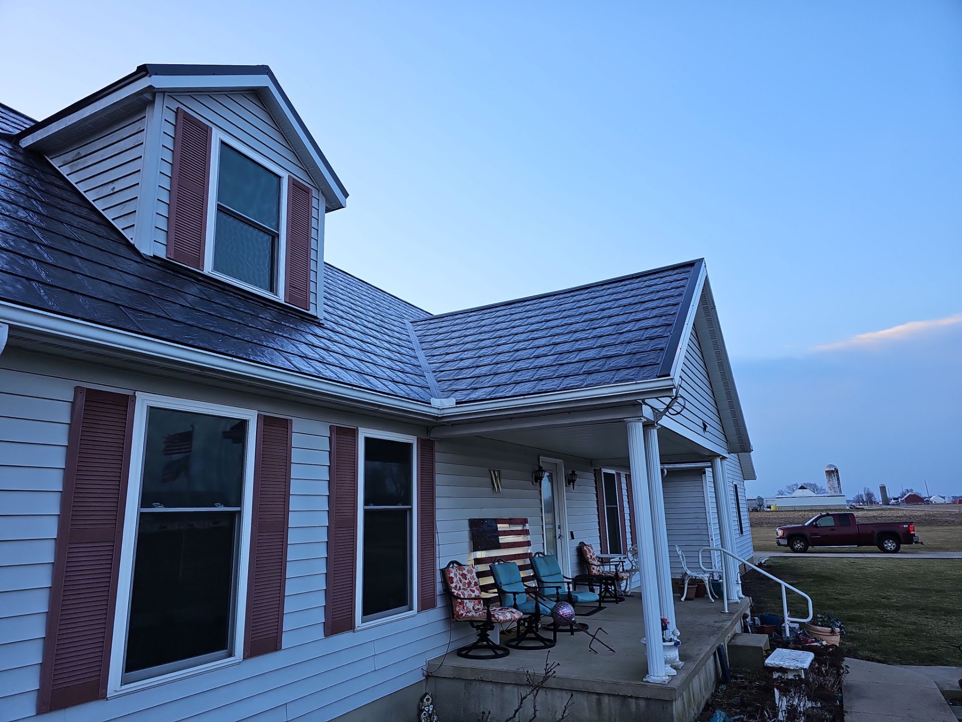 Residential Roofing Installation using Metstar Slate Plus Smooth Black by Nitro Roofing and Construction