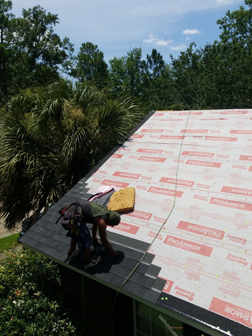 Residential Roofing Installation using Roof Replacement by American Roofing & Construction LLC