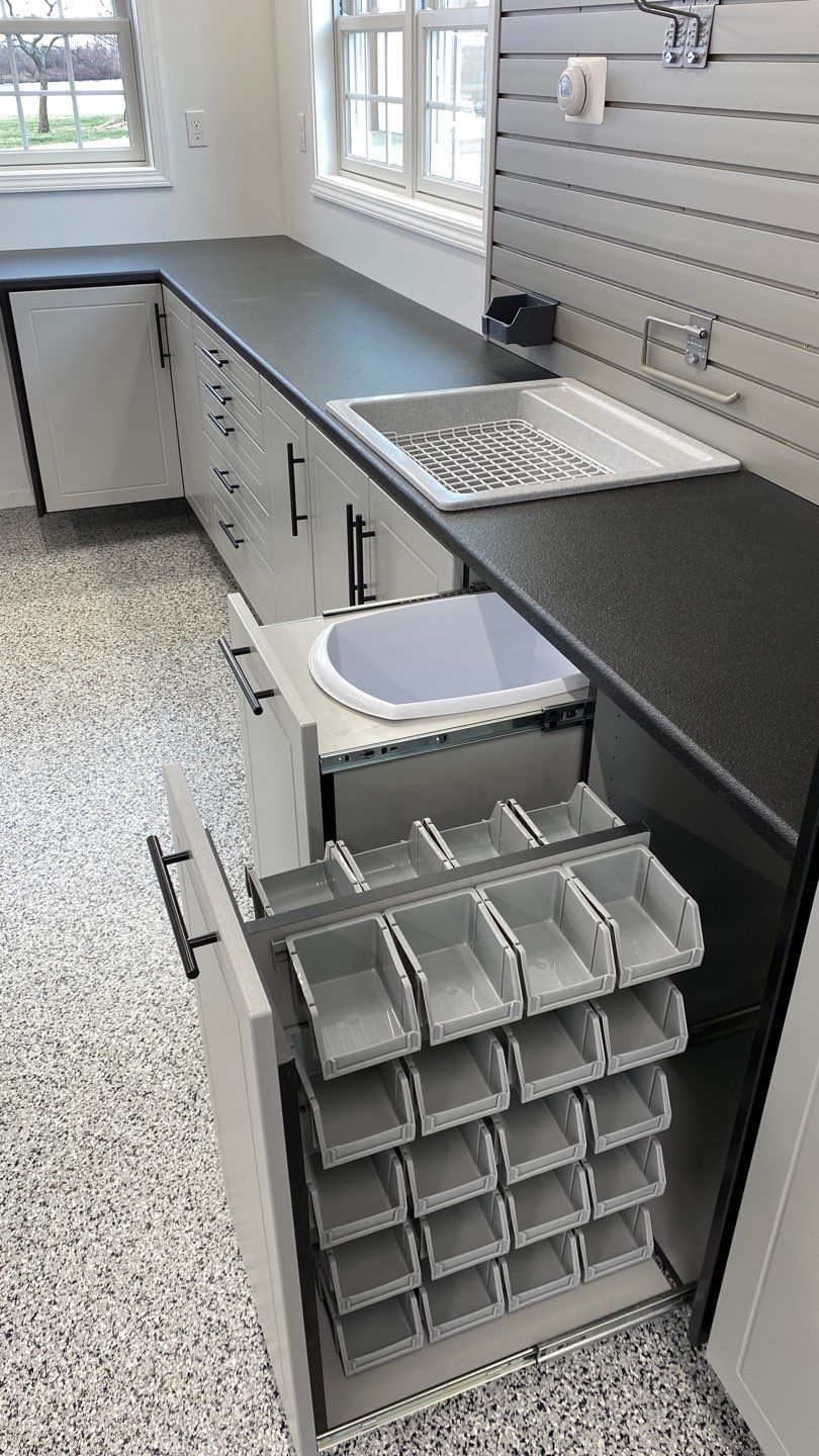 Pat F. gets a beautiful remodeled garage! by Banner Garage