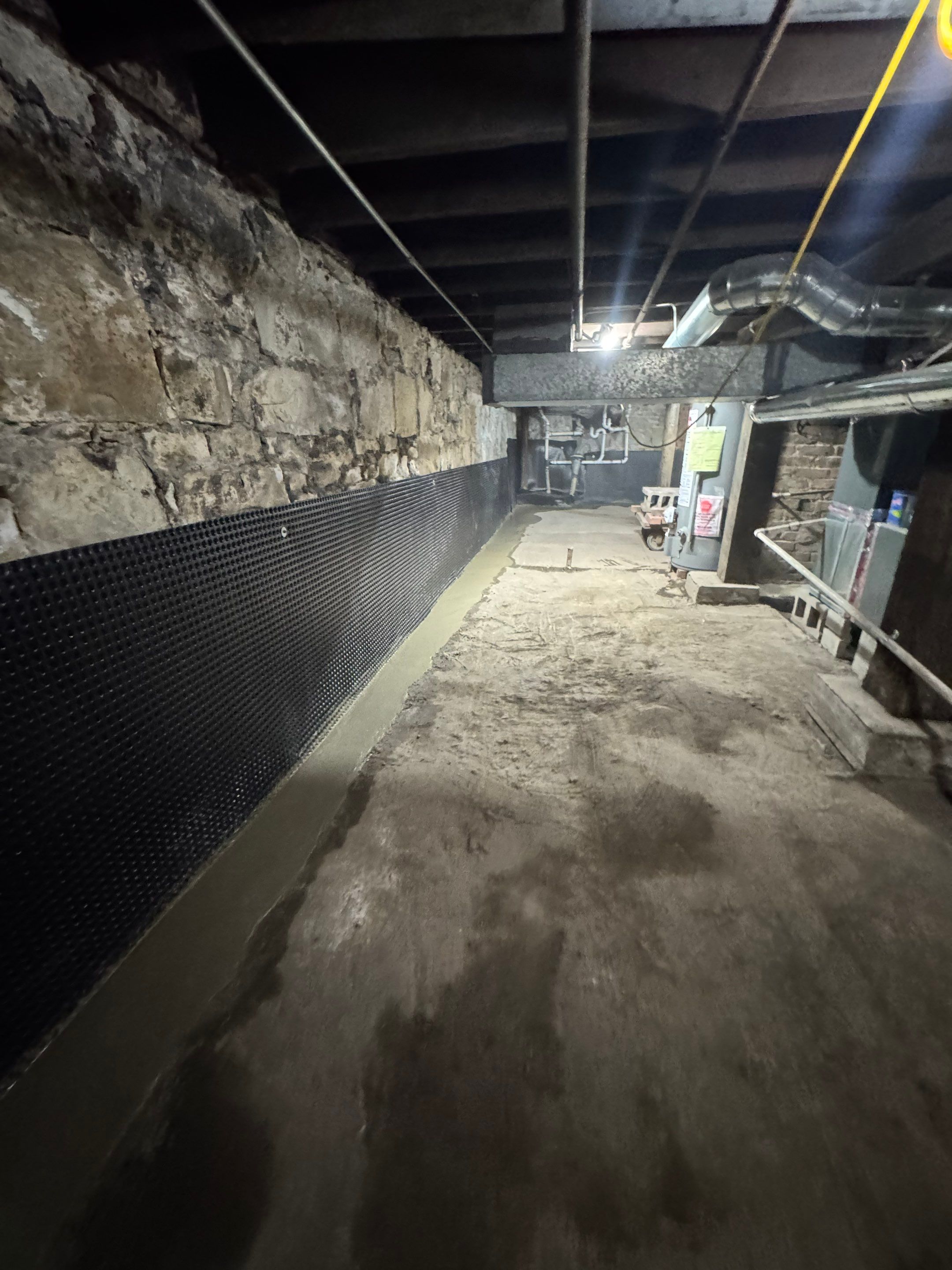 Chicago Drain Tile System by Area Wide Waterproofing