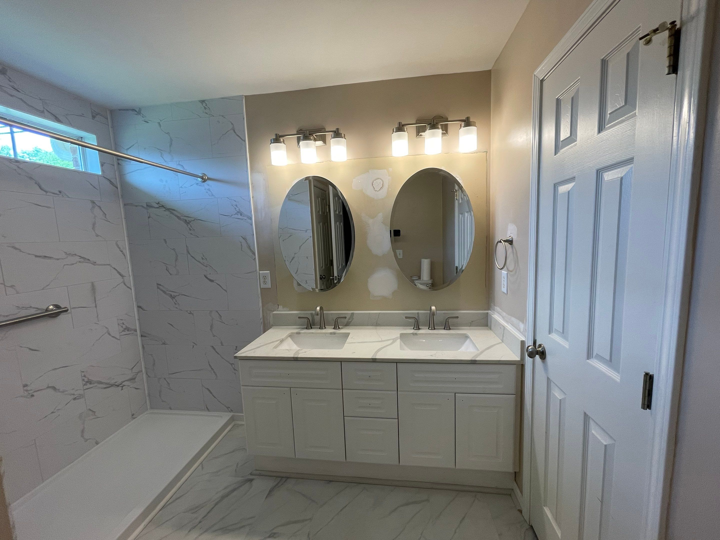 Hickory Point - Bathroom Update by Pillar and Pine