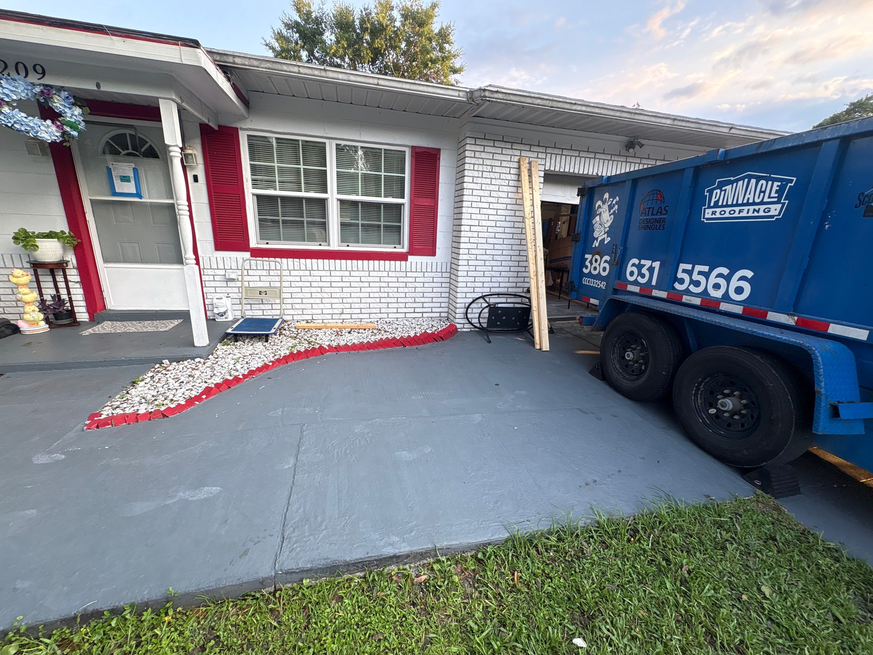 Full Asphalt Shingle and Membrane Roof Replacement in Sanford by Pinnacle Roofing Group