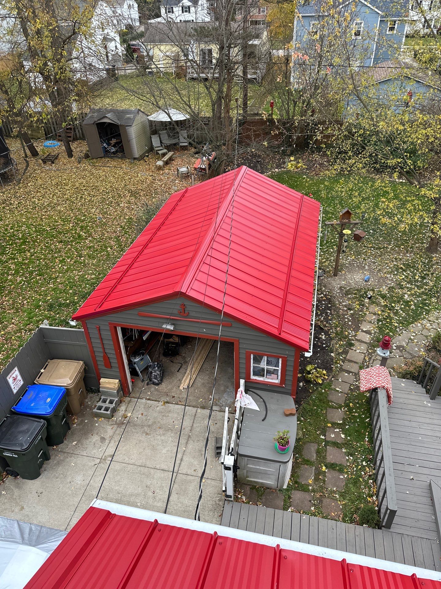Weather Max Panel, Color: Dark Red by Eagle Eye Roofing