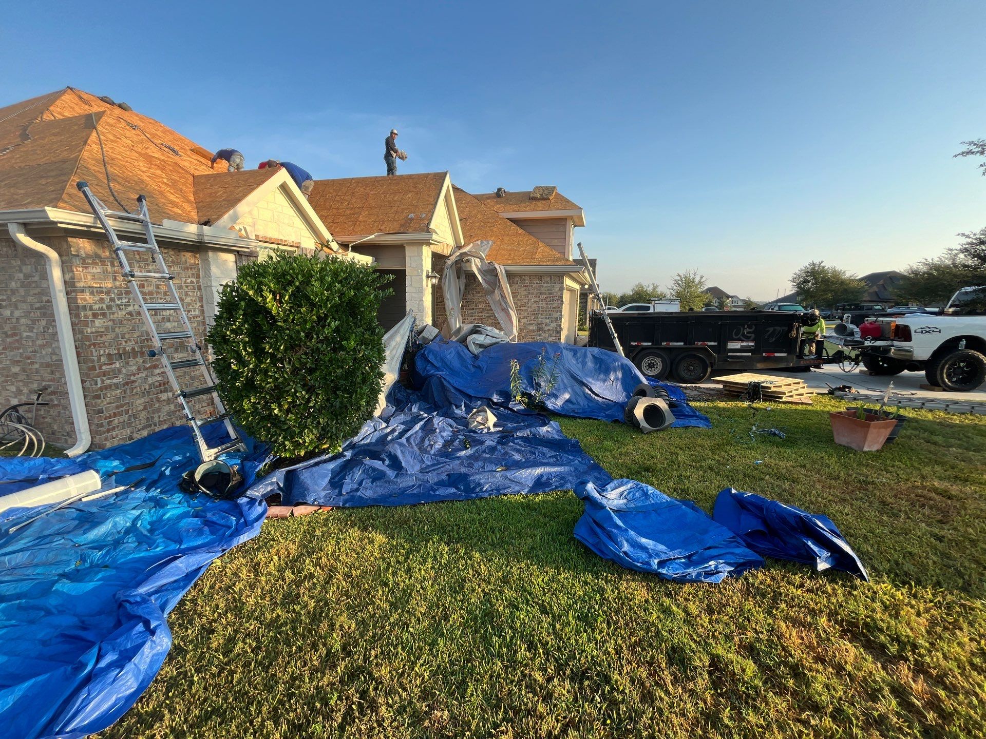 Residential Roof Replacement using GAF - NATURAL SHADOW - WEATHERED WOOD by Elite Roofing LLC