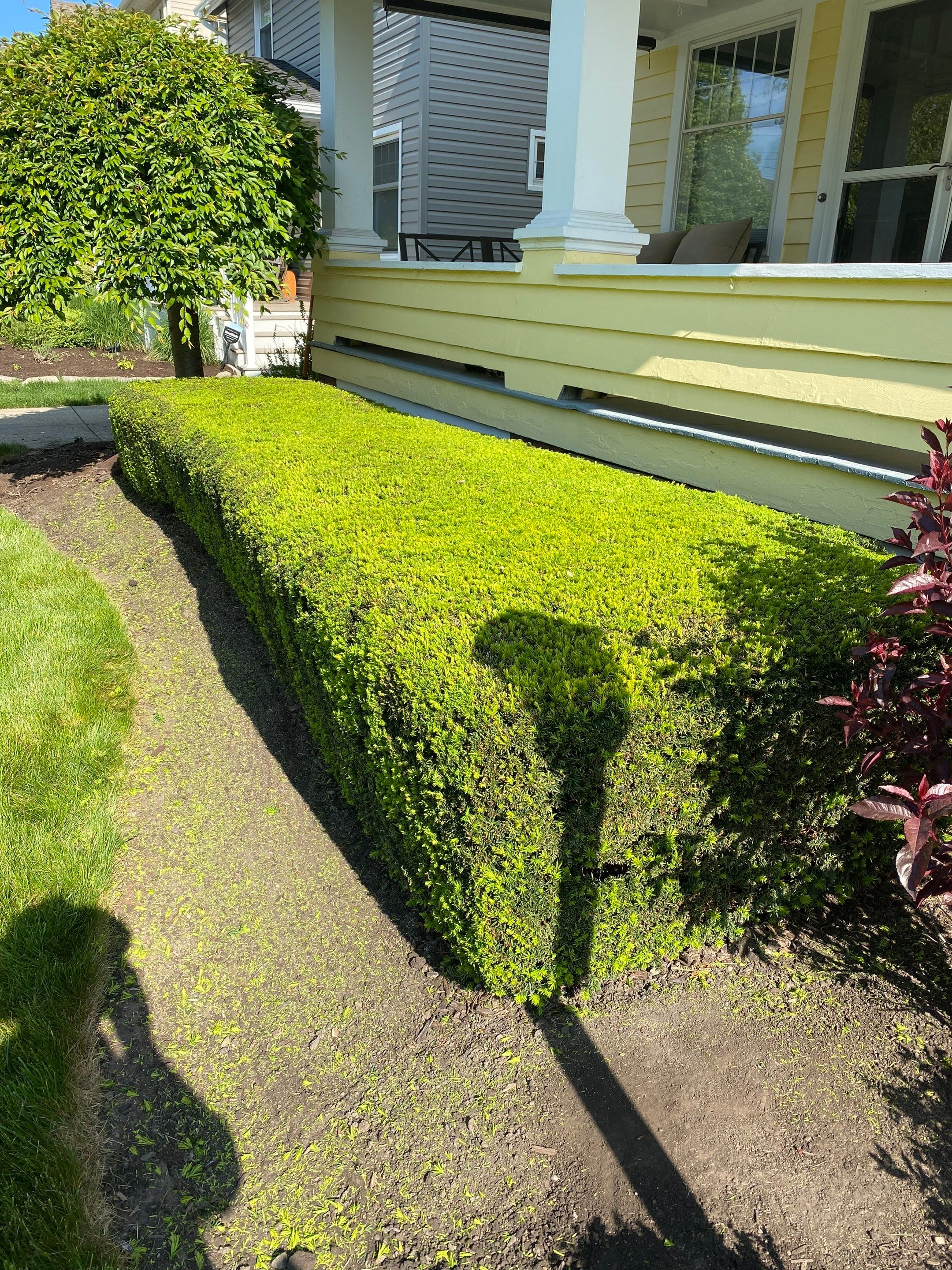 Hardscape Boarder Install by Elm Rose Gardens