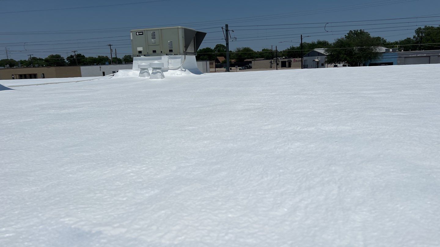 Foam & Metal Roof Restoration – Thermo Sensors (Garland, TX) by All Star Roofing LLC