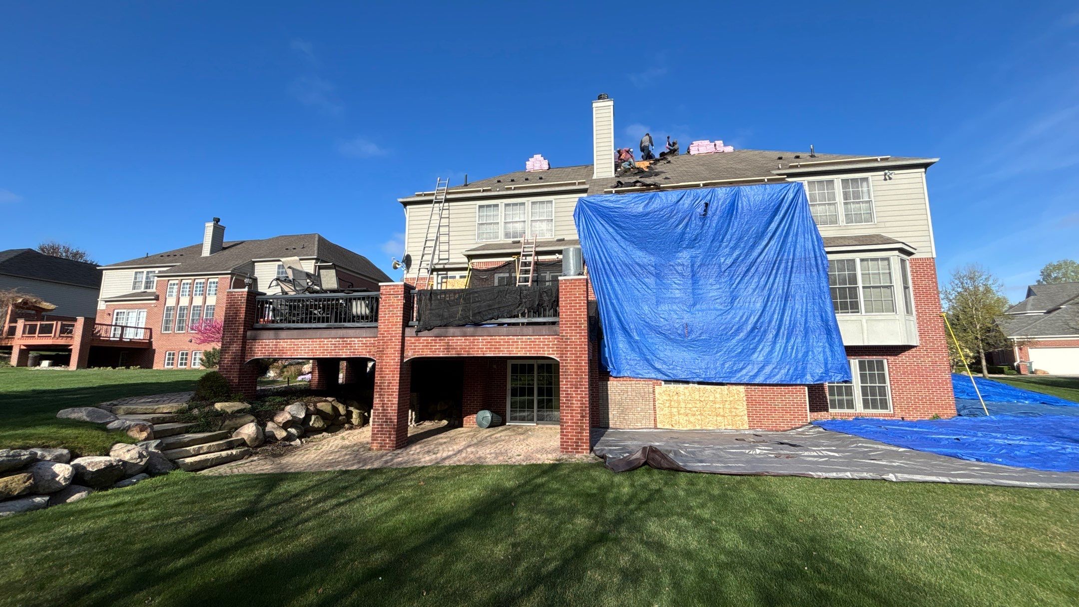 Roof Replacement using Owens Corning Onyx Black by 180 Contractors