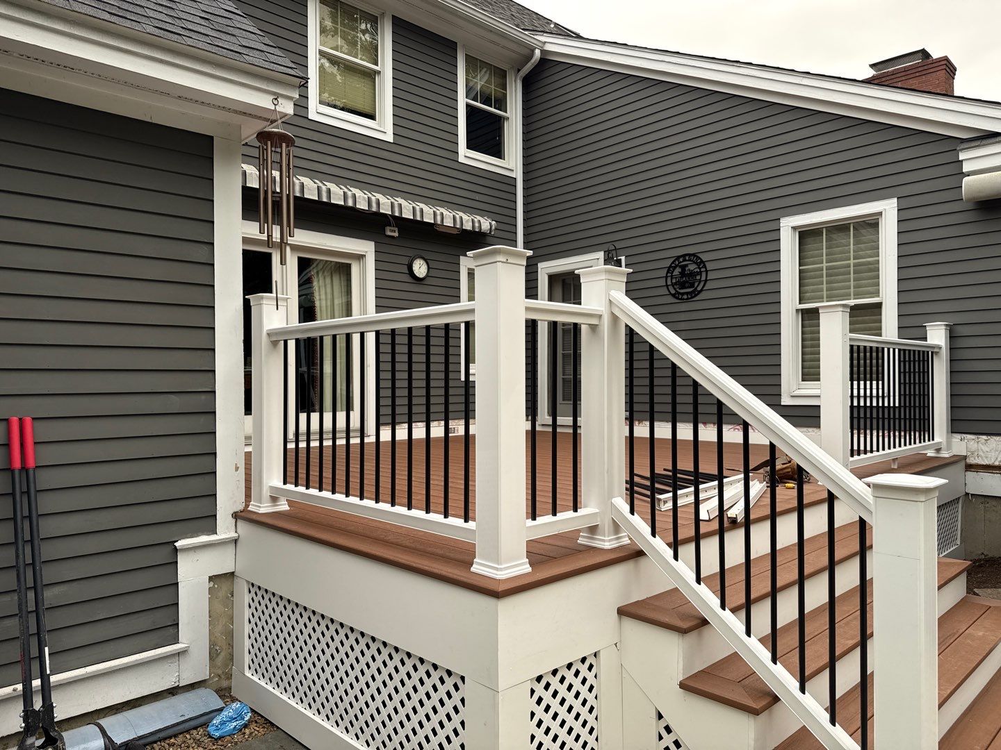 Custom TimberTech Composite Deck Replacement in Newburyport, MA by Sensible Home Solutions