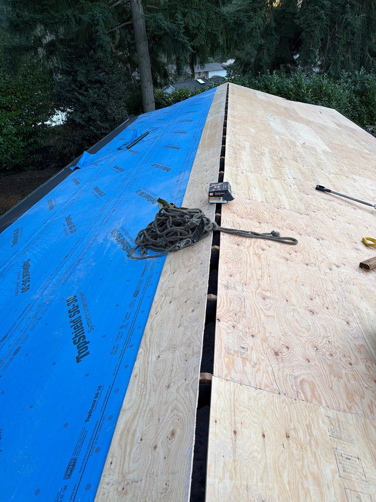 Residential Roofing Installation using GAF HDZ Shingles by Roofing Formula LLC