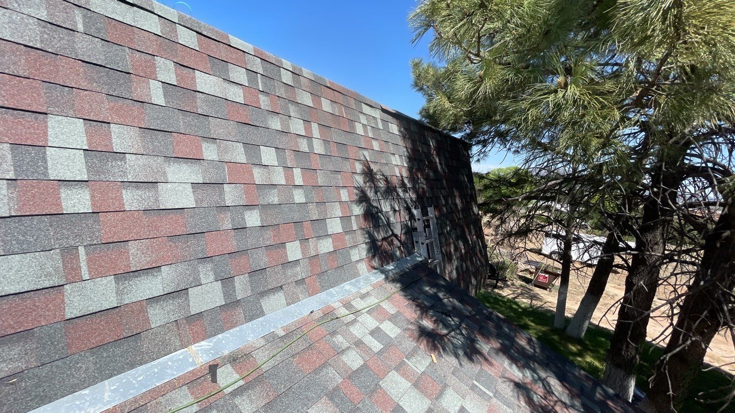 Architectural Shingle Roof Replacement with gutters and downspouts for Edgewood Home by Doyle Roof Masters Inc