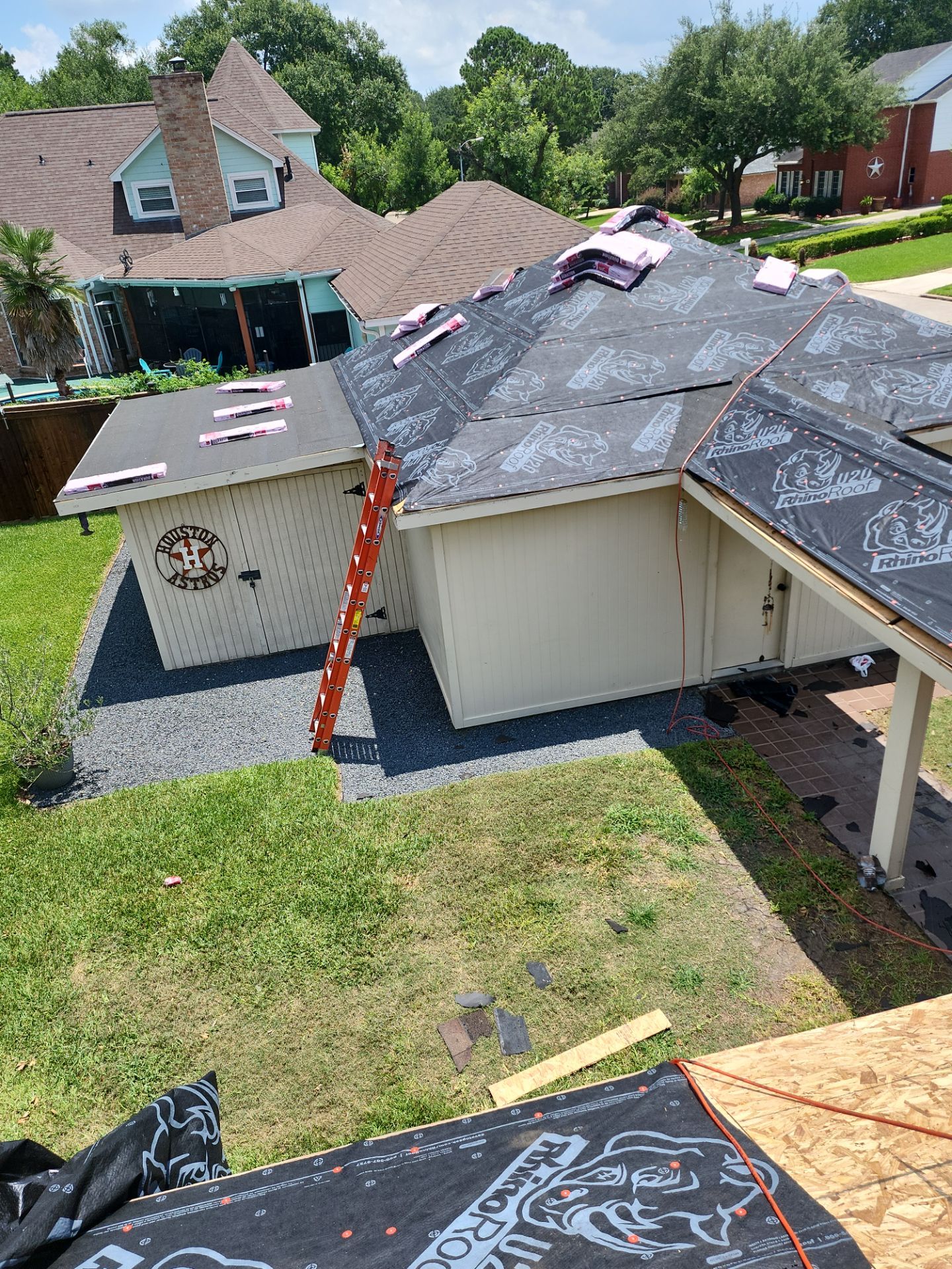 Residential Roofing Installation using Owen's Corning Duration (Lifetime) Shingles by Roof Repair Company