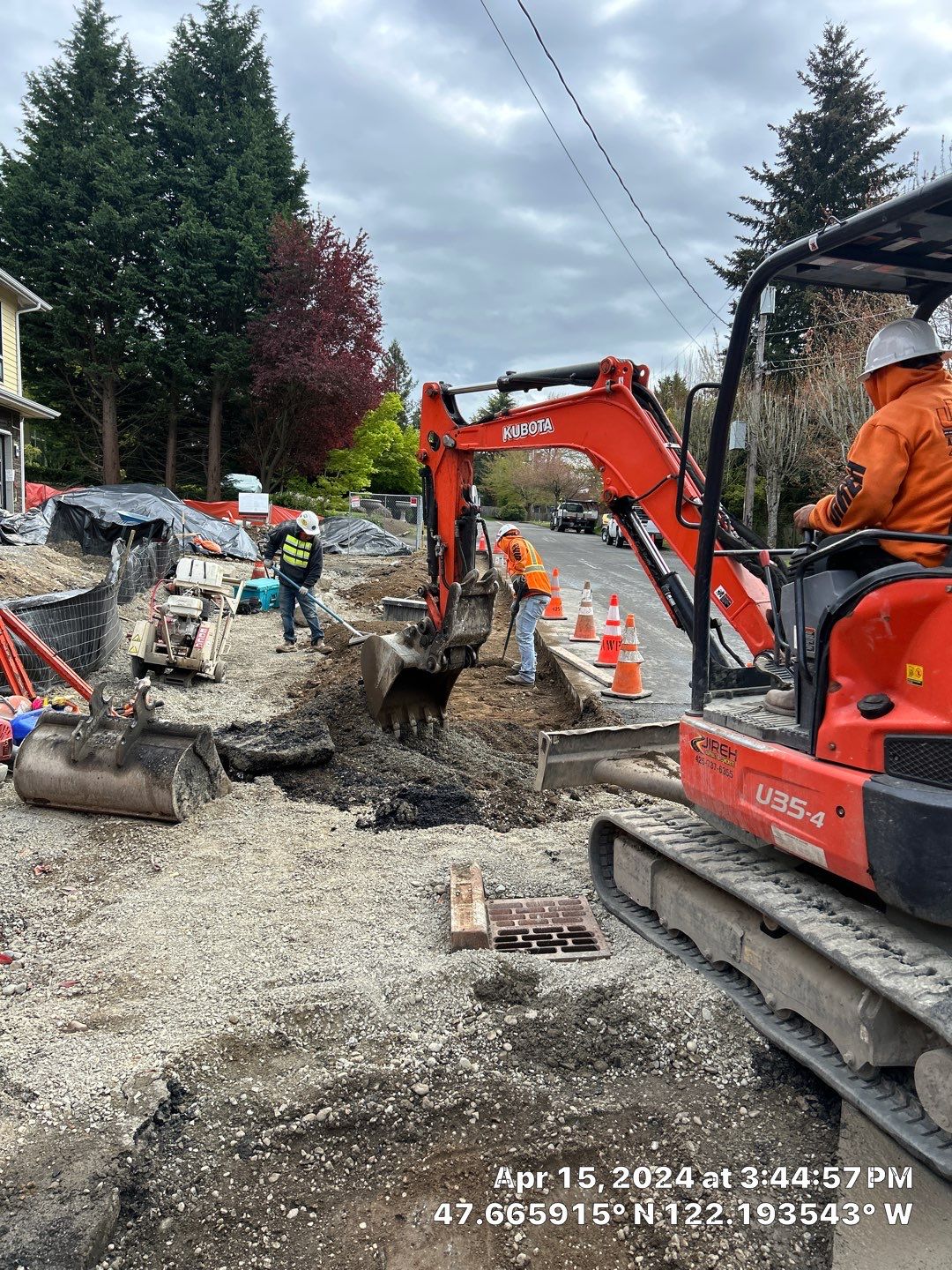 Thomas Custom Homes Development  by Jireh Asphalt & Concrete Inc 