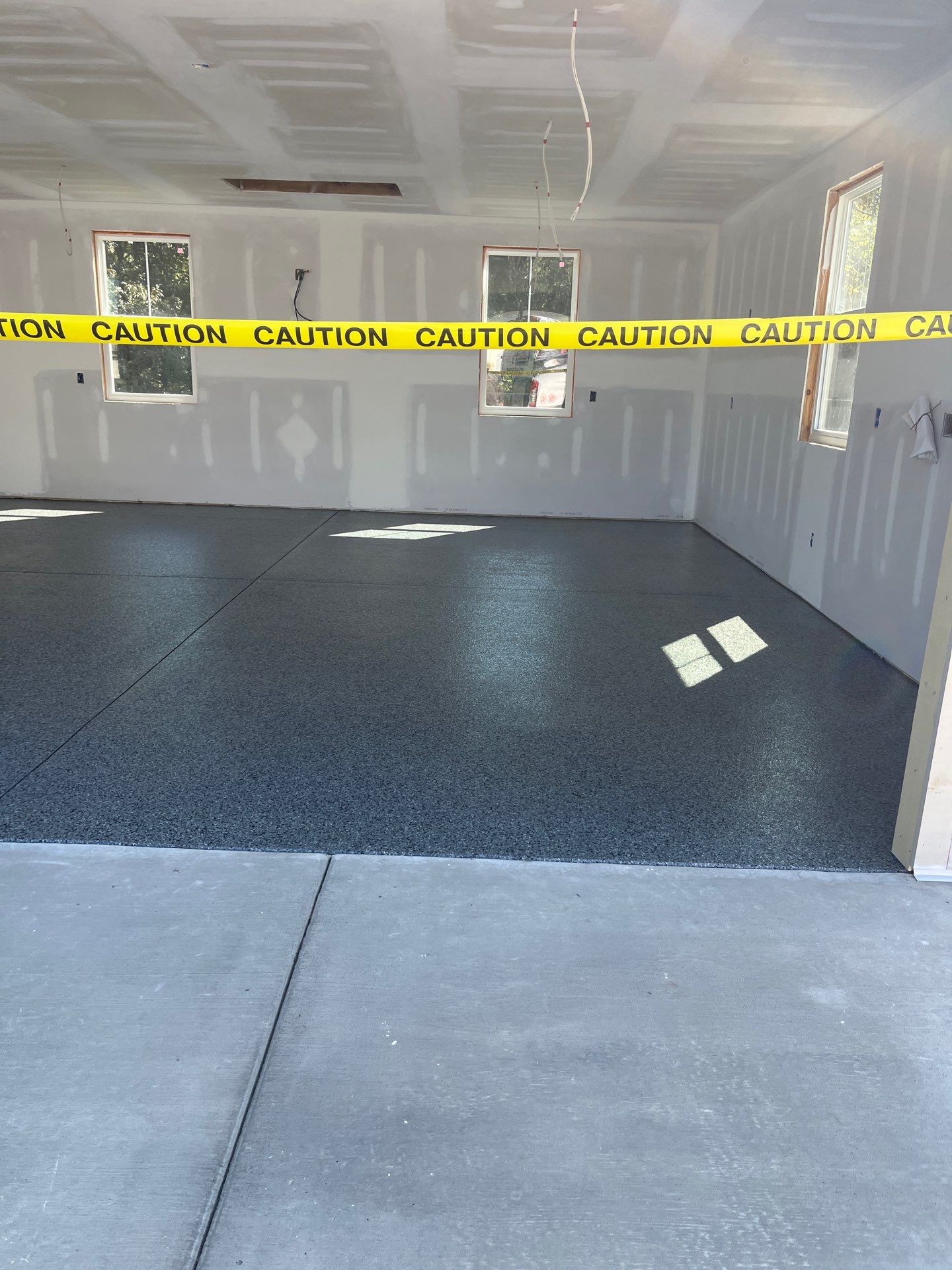 Garage Floor Coating using Nightfall by My Garage Floor Guys
