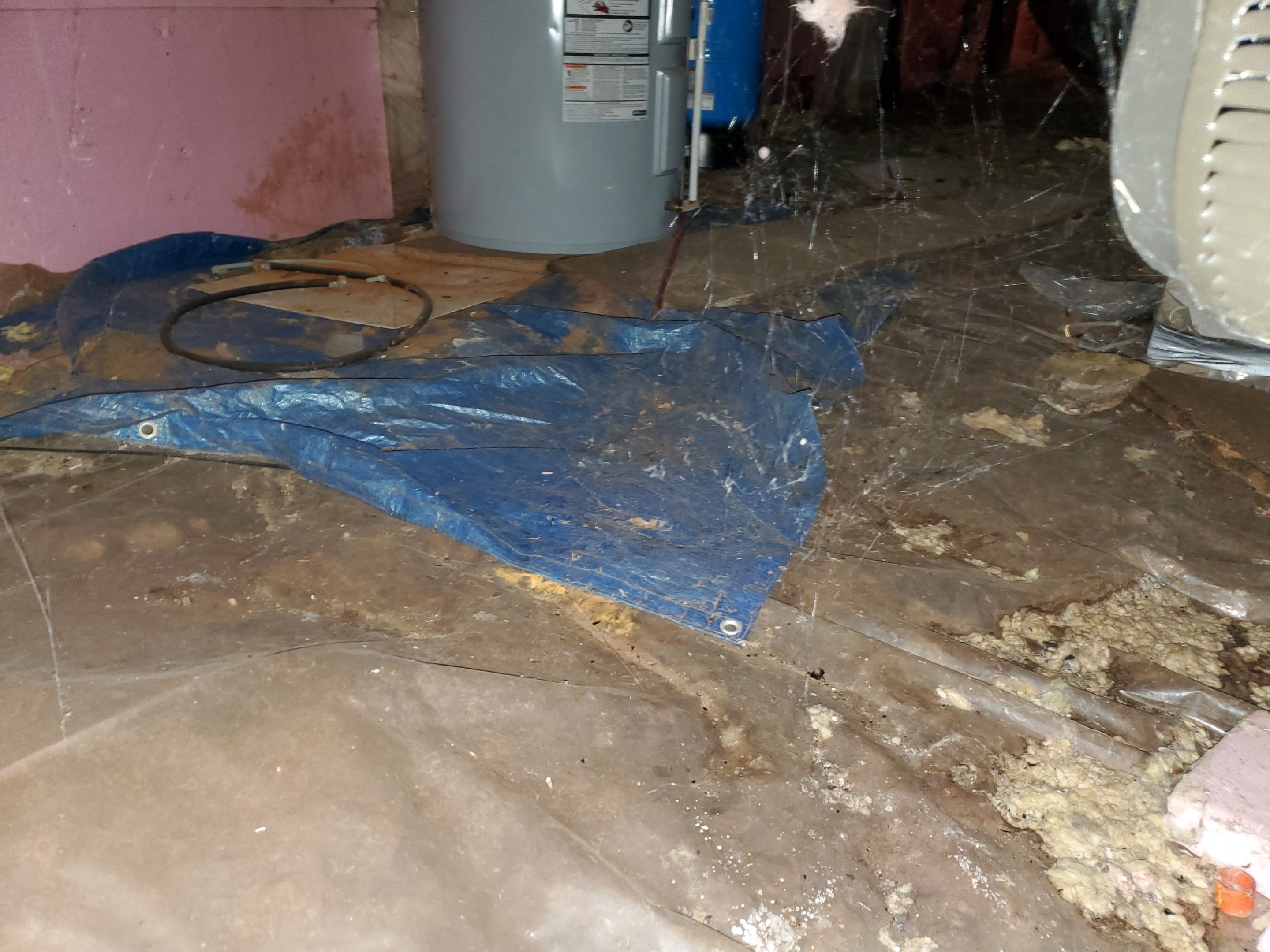 Crawlspace repair using cleanspace by Burke Home Services
