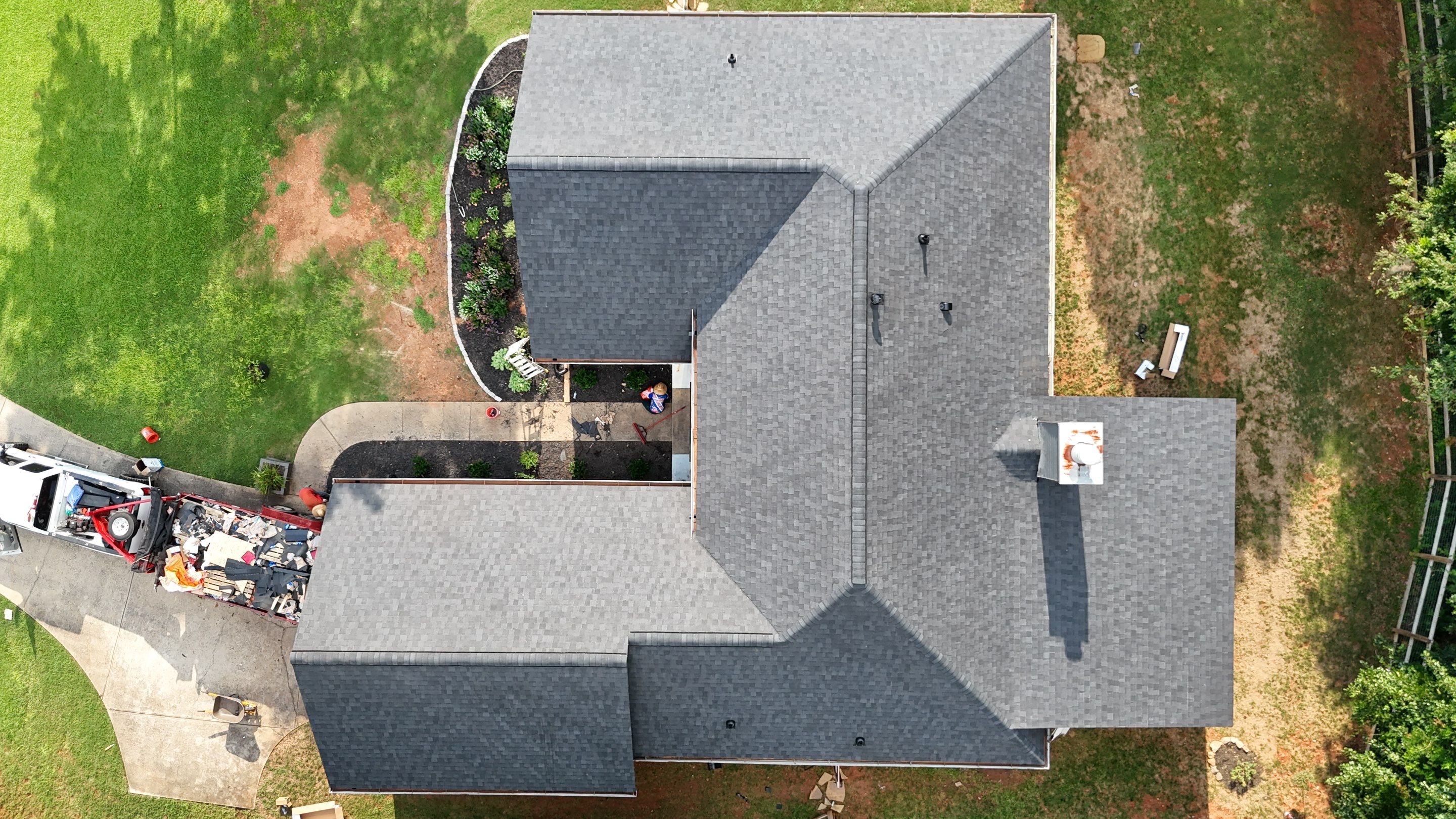Cumming, GA Roof Replacement CertainTeed Landmark Charcoal Black by Reset Roofing