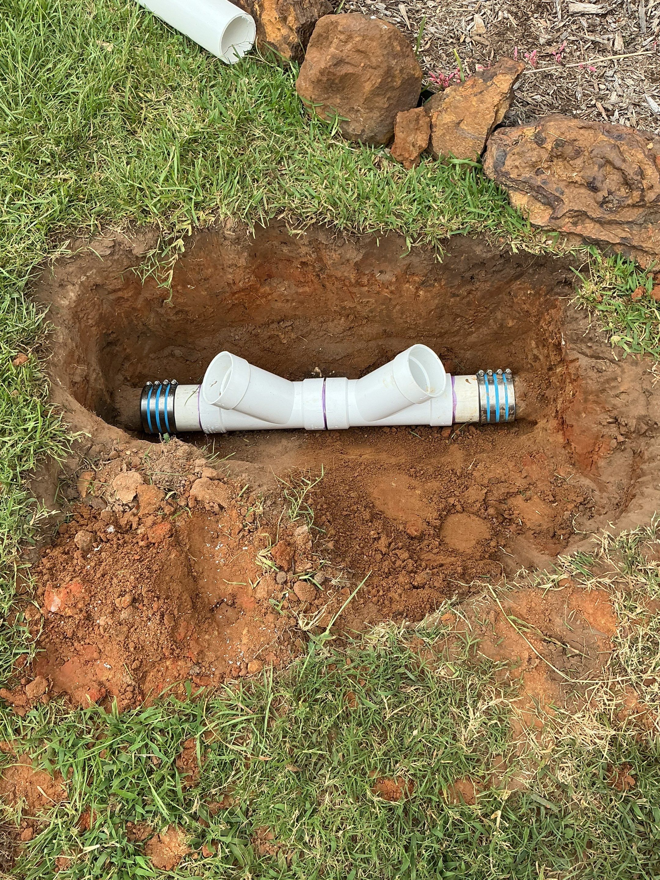 Drain Repair Project in Tyler by Rub-A-Dub Plumbing