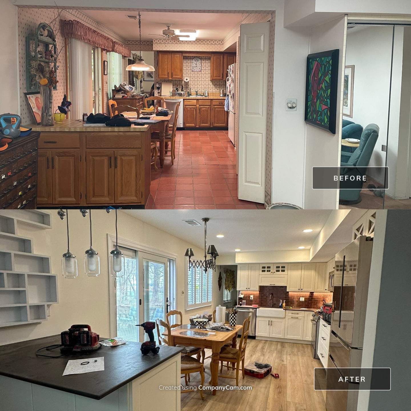 Kitchen Remodel using Cabinets by Home Concepts Construction