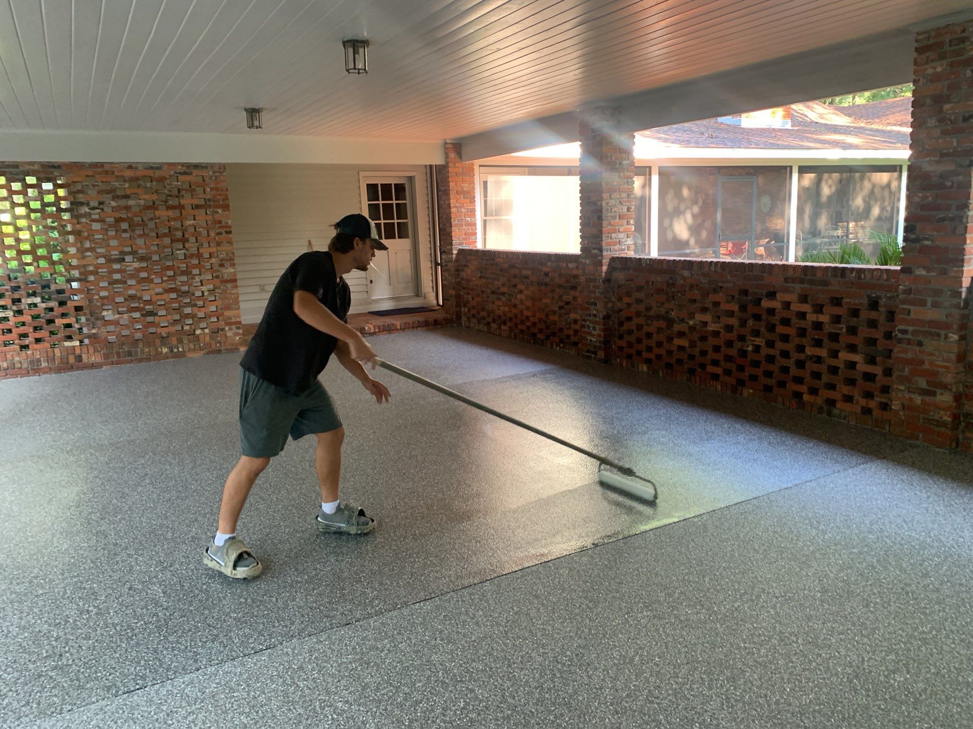 Silver Creek Carport by Deese Elite Concrete Coatings