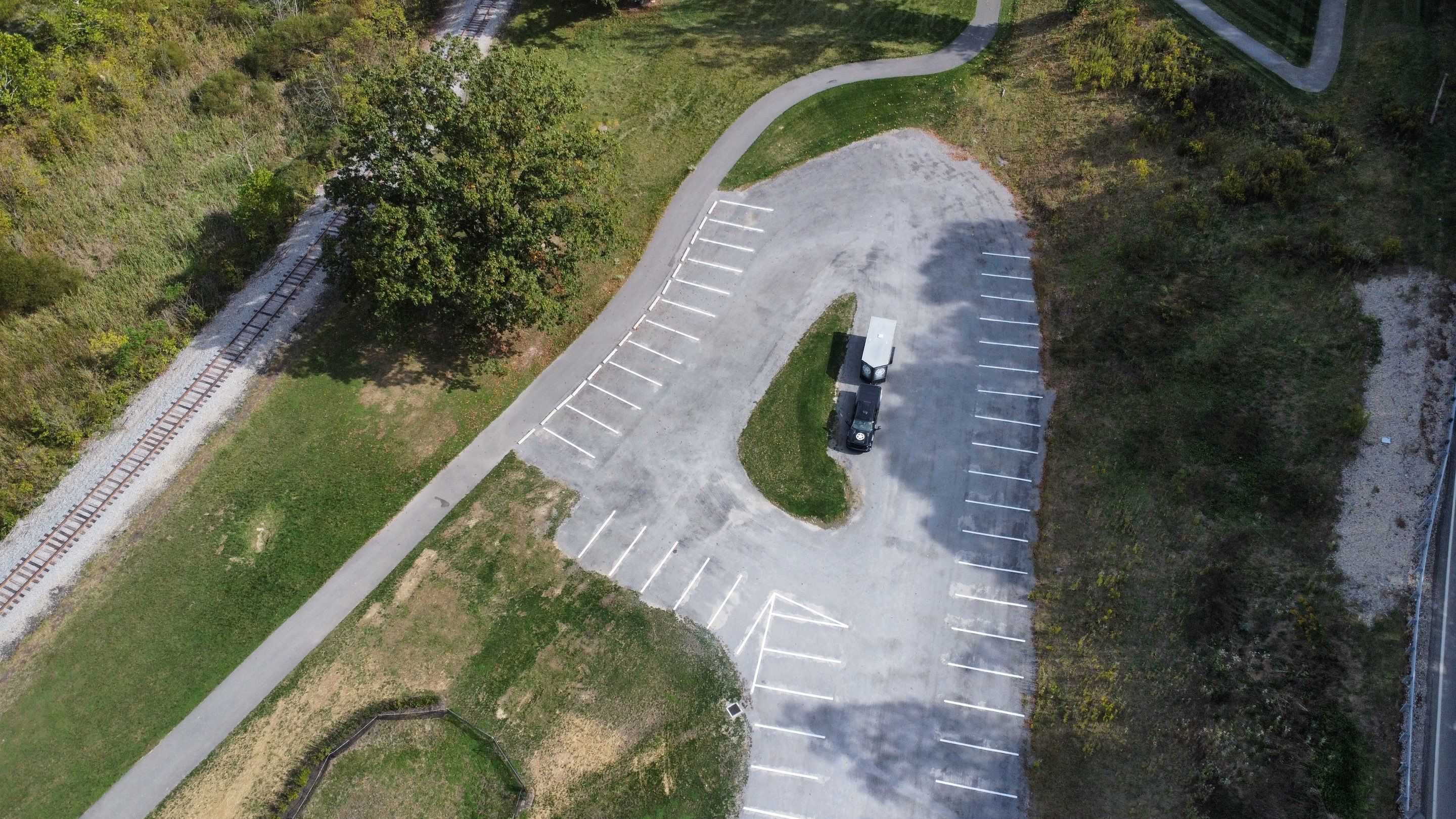 Restaurant Parking Lot by G-Force Parking Lot Striping of Pittsburgh