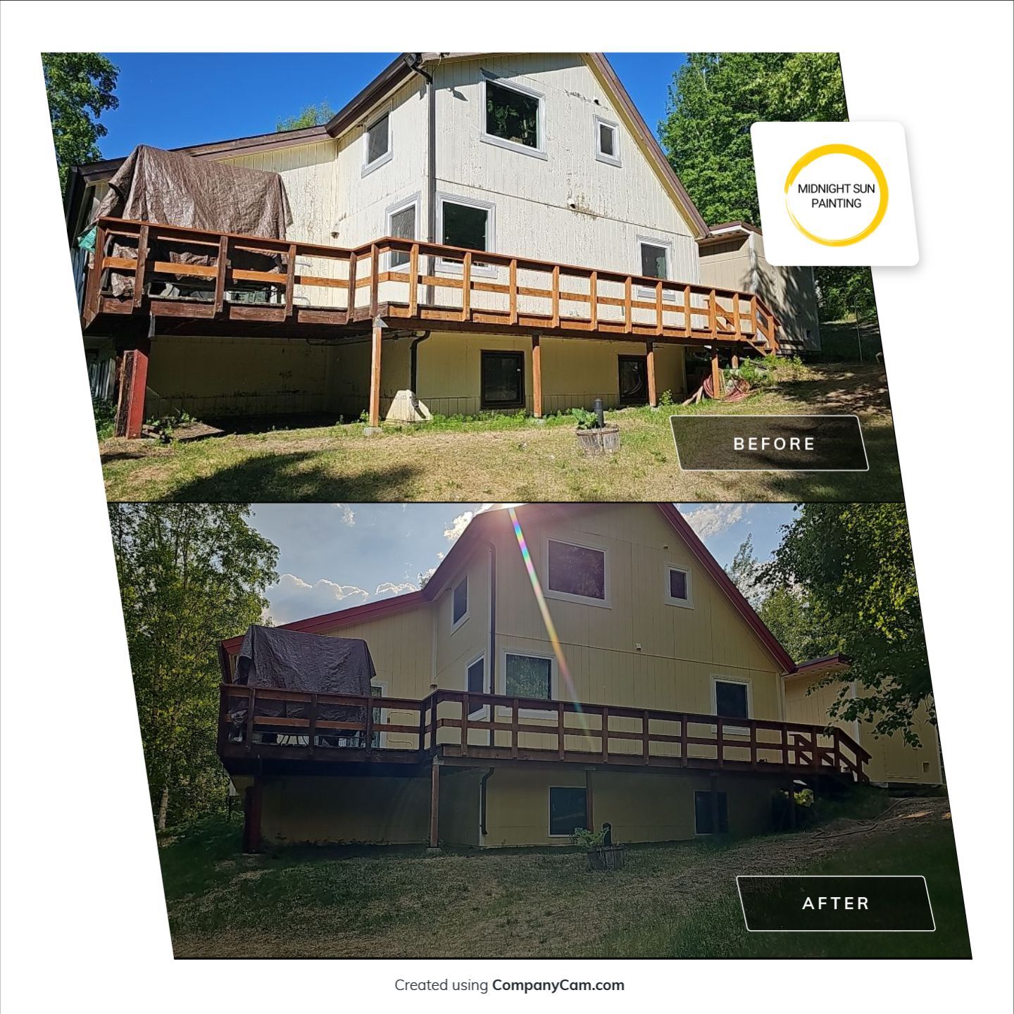 Brightened Home With Exterior Paint! by Midnight Sun Painting