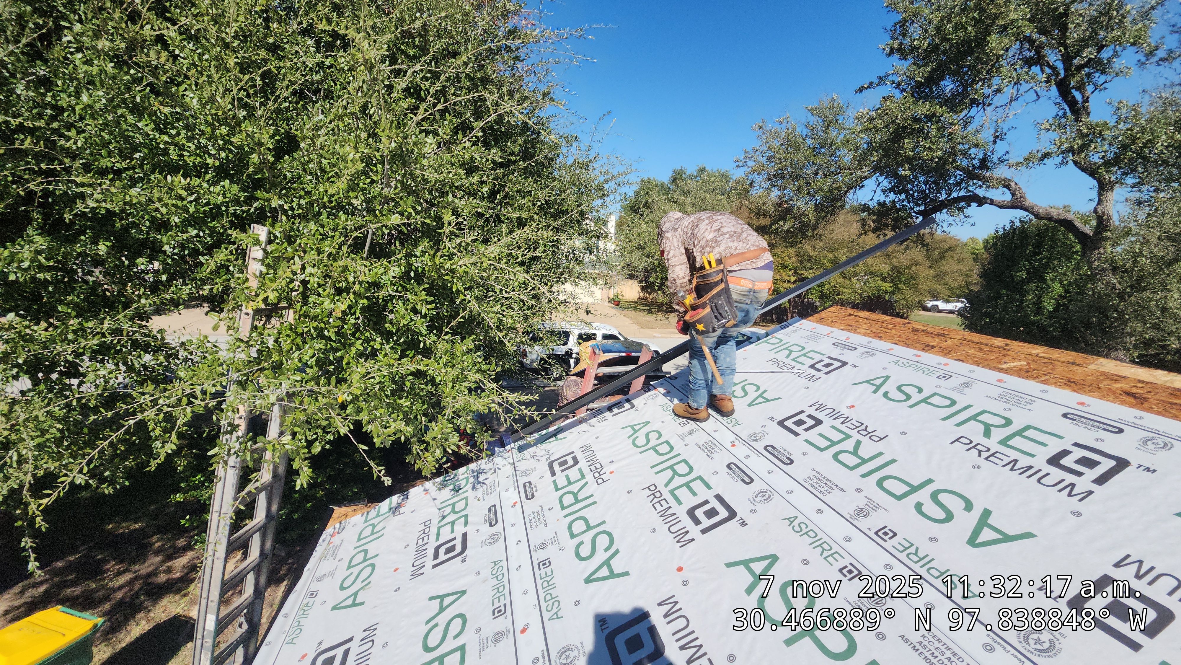 Asphalt Shingle Roof Replacement and Hail Damage Repair in Cedar Park by Caliber Restoration LLC