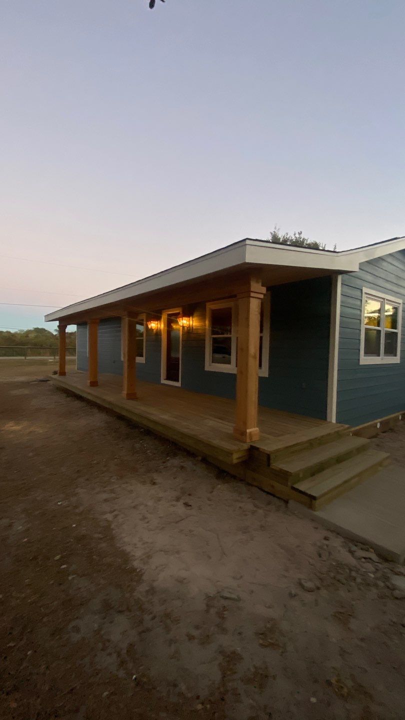 Customized Cabin by Bayfront Roofing and Construction