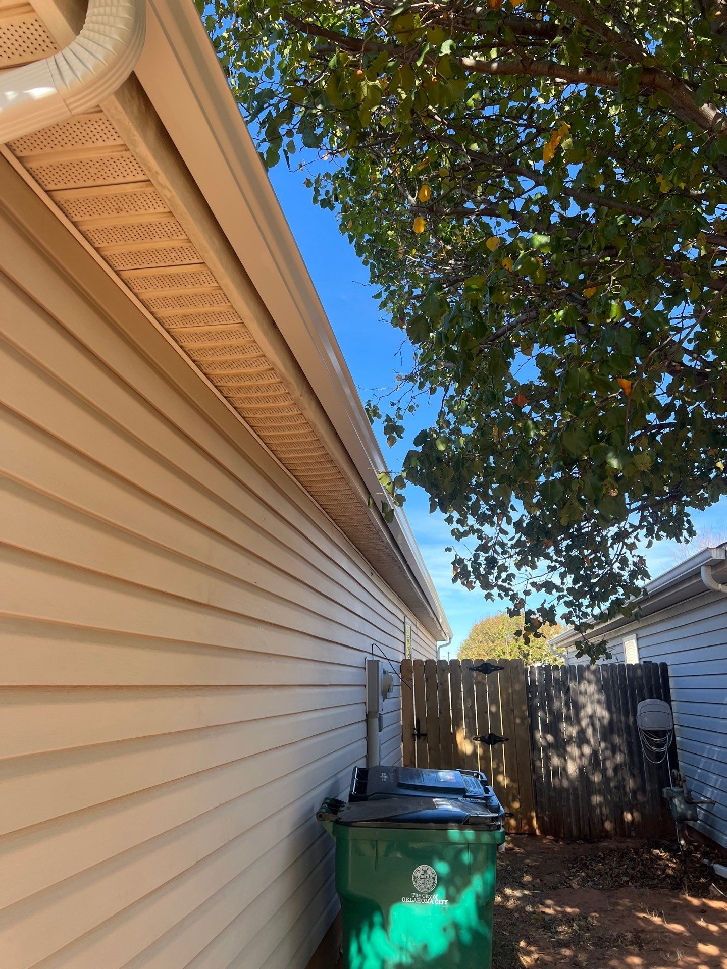 roof replacement & gutter installation in Edmond by McCann's Roofing and Construction