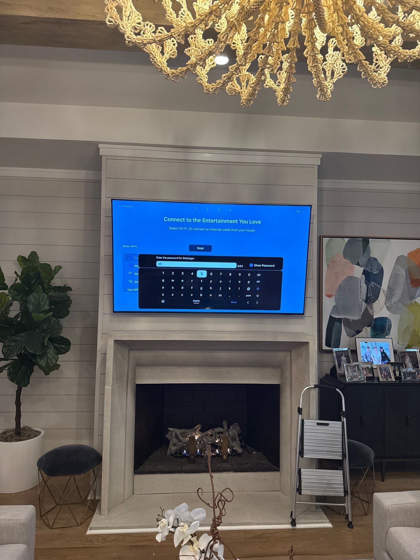 Fireplace TV Mounting Projects by Hangman Mounting & Installation 