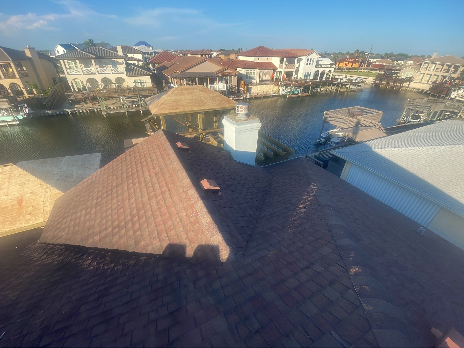 Residential Roofing Installation using GAF HDZ Shakewood by Lighthouse Roofing