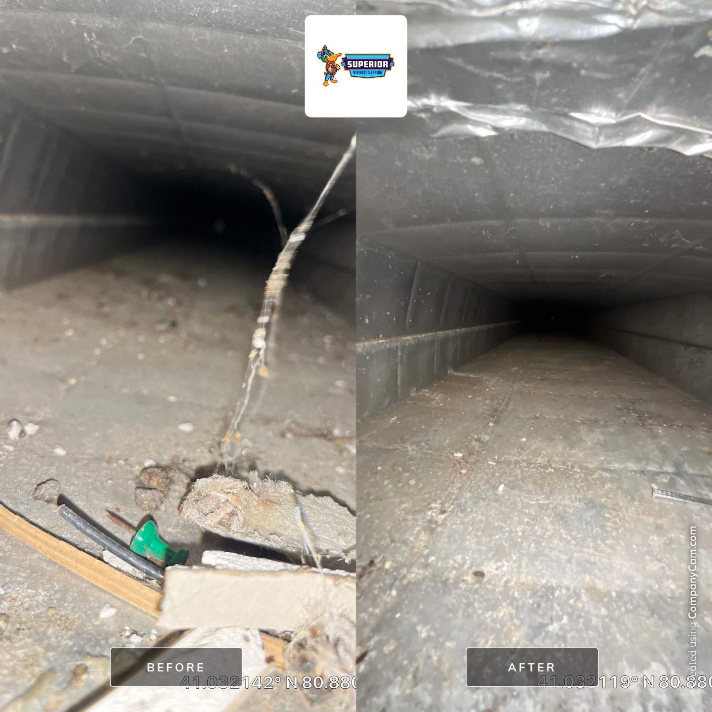 Air Duct Cleaning With a Vacuum Truck in North Jackson, OH by Superior Air Duct Cleaning