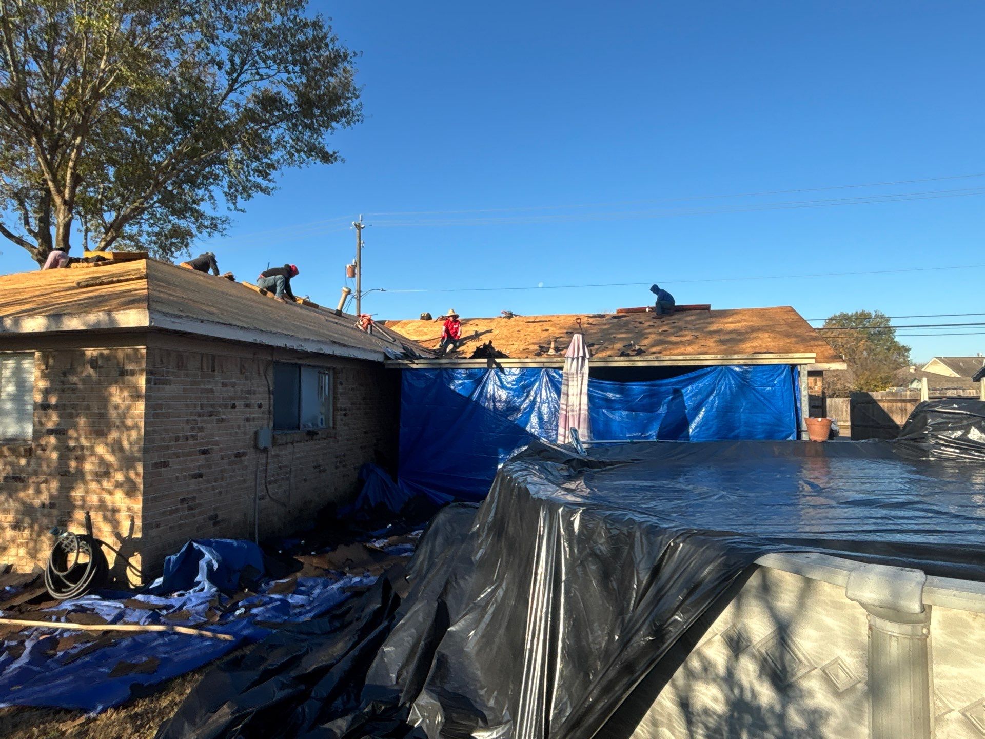 Residential Roof Replacement using GAF HDZ - Charcoal shingles by Elite Roofing LLC