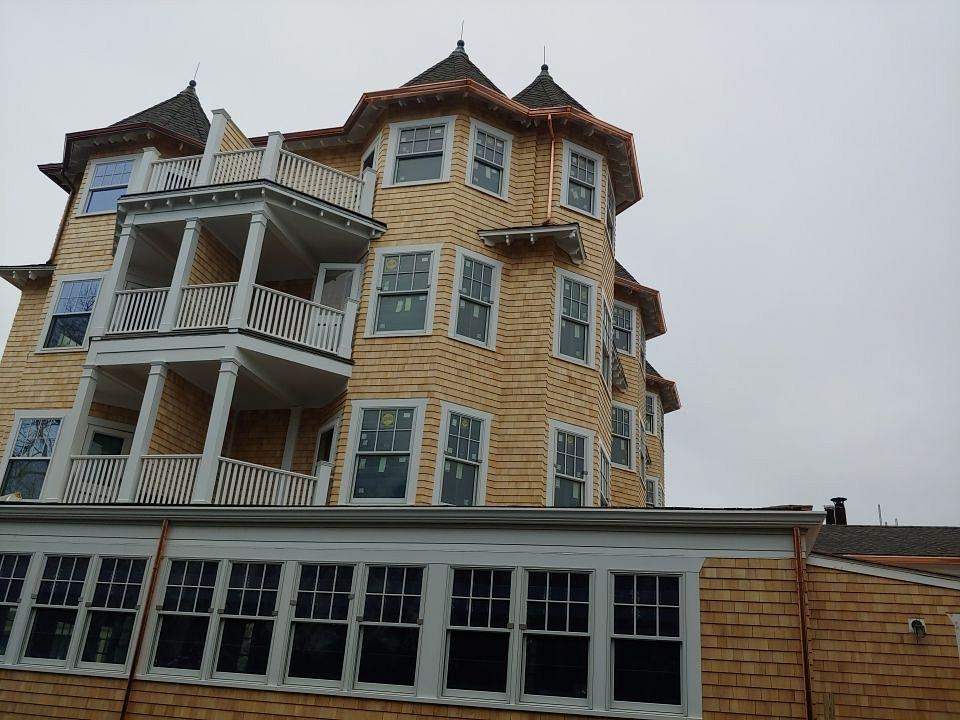 6″ Copper Gutter Installation At The Harbor View Hotel! by Gutter Pro Enterprises