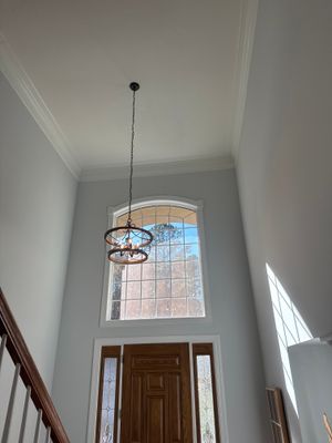 Seamless Drywall Patch & Chandelier Upgrade! ✨